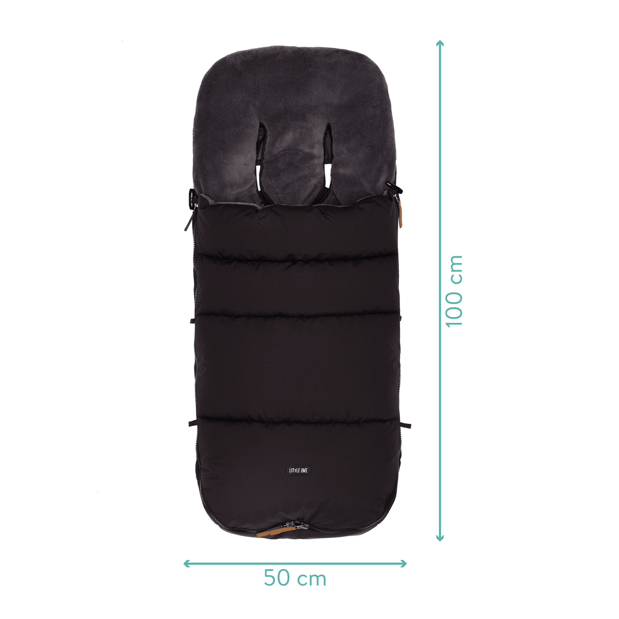 Fußsäcke & Decken, LITTLE ONE, Schwarz – Produktansicht
