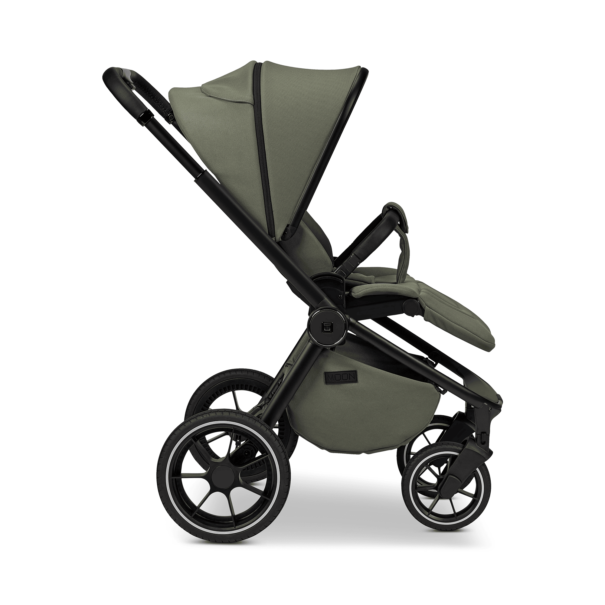 Kombi-Kinderwagen, MOON, Grün – Produktansicht