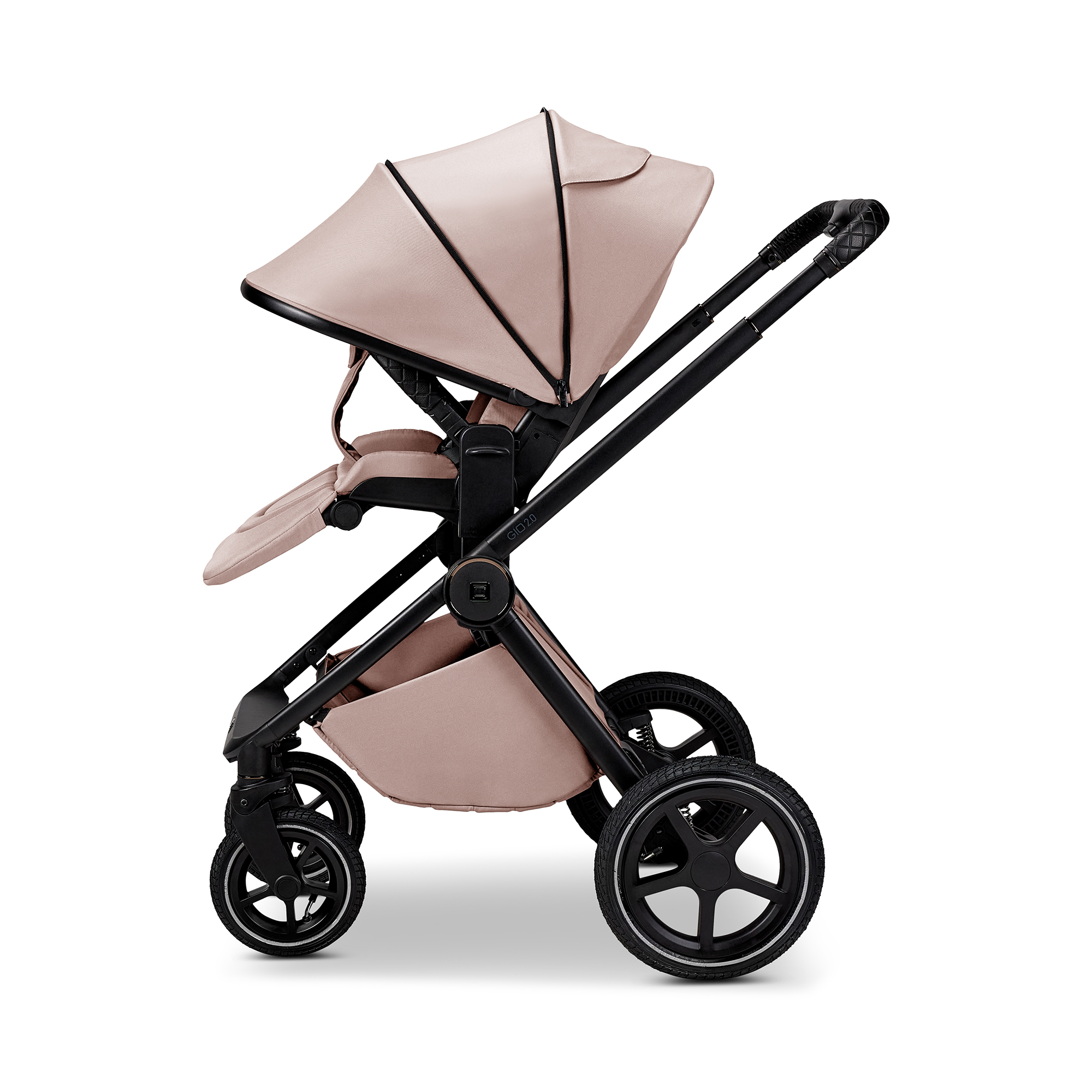Kombi-Kinderwagen, MOON, Beige – Produktansicht