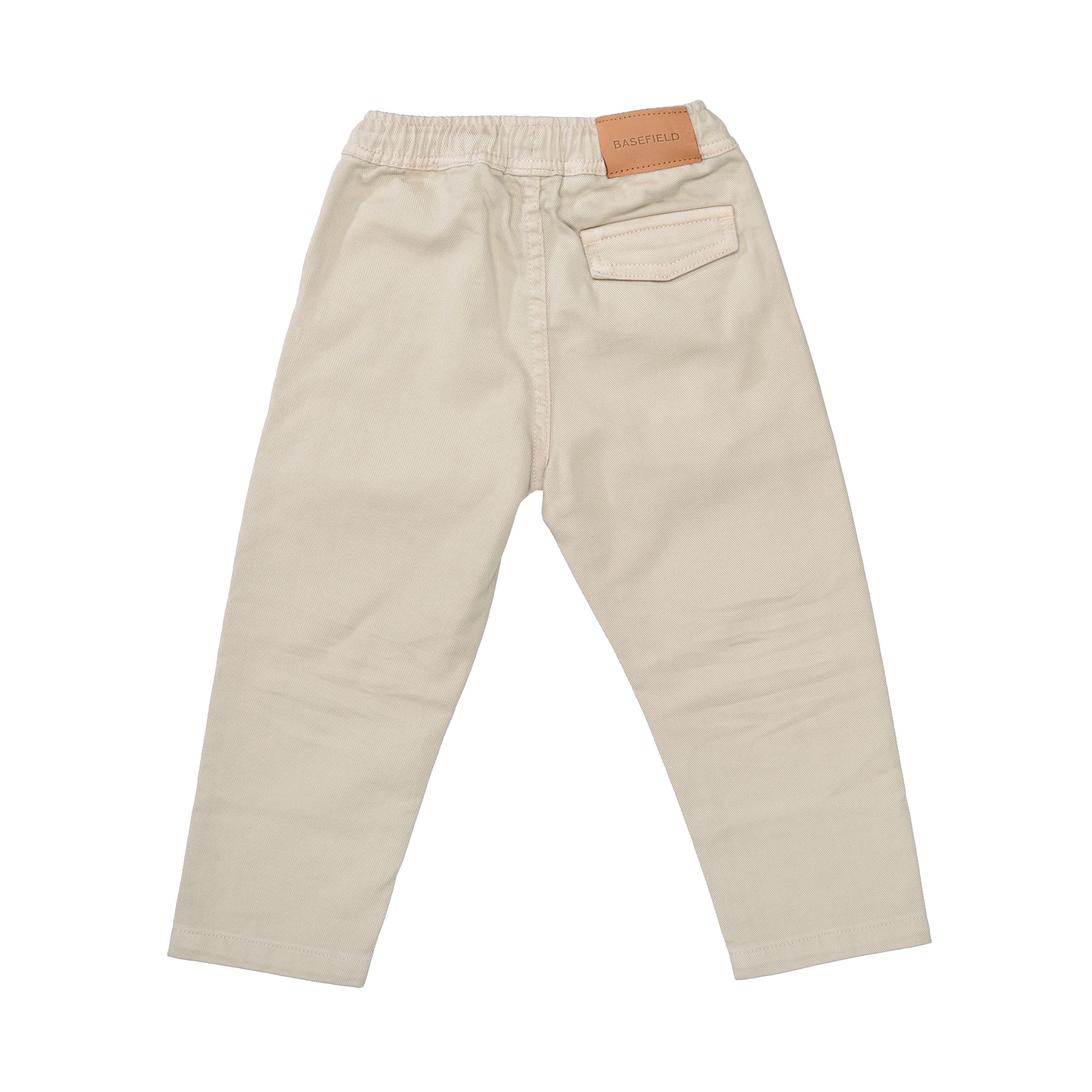 Lange Hosen, BASEFIELD, Beige – Besonderheit: aus 98% Baumwolle