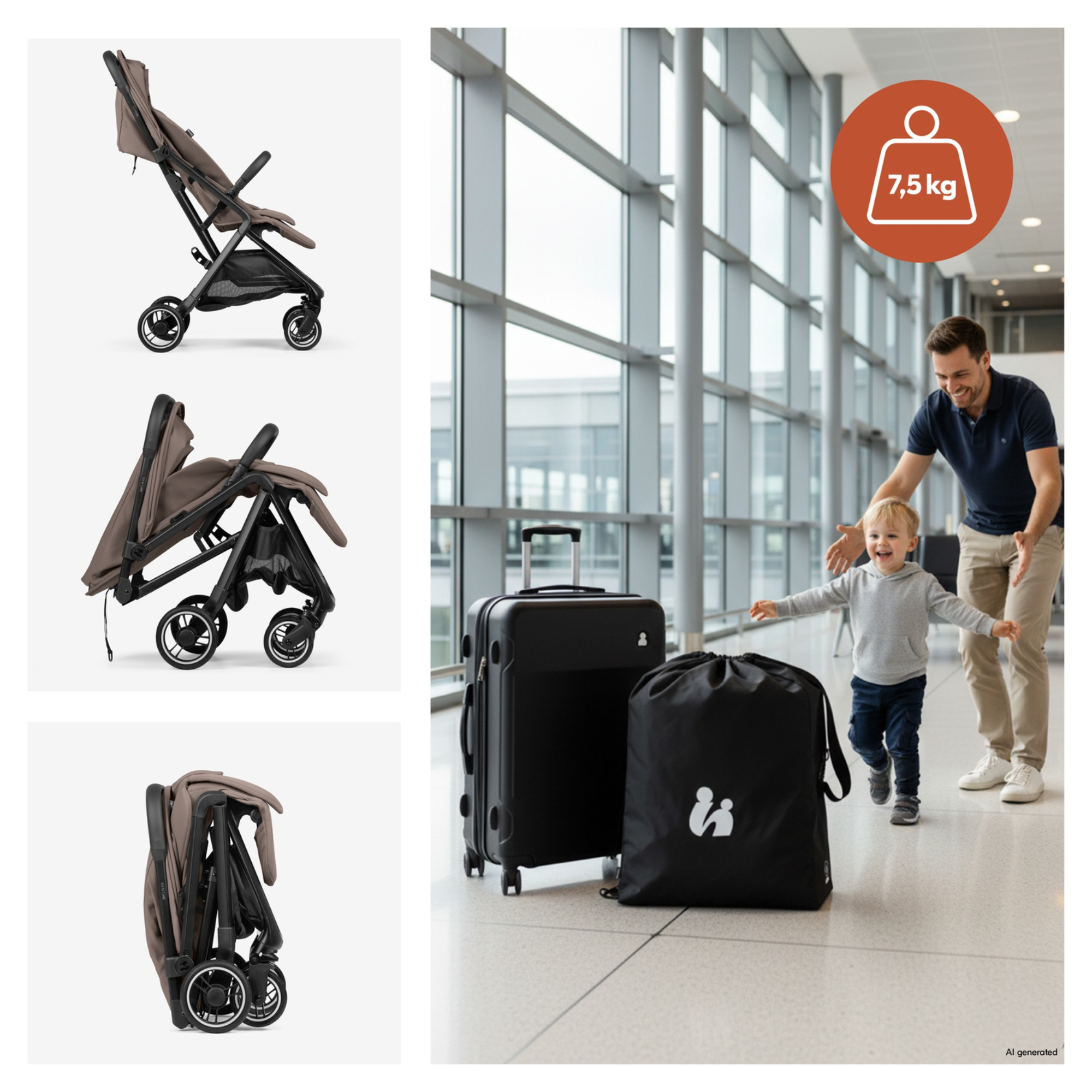 Reisebuggys, hauck, Braun – Produktansicht