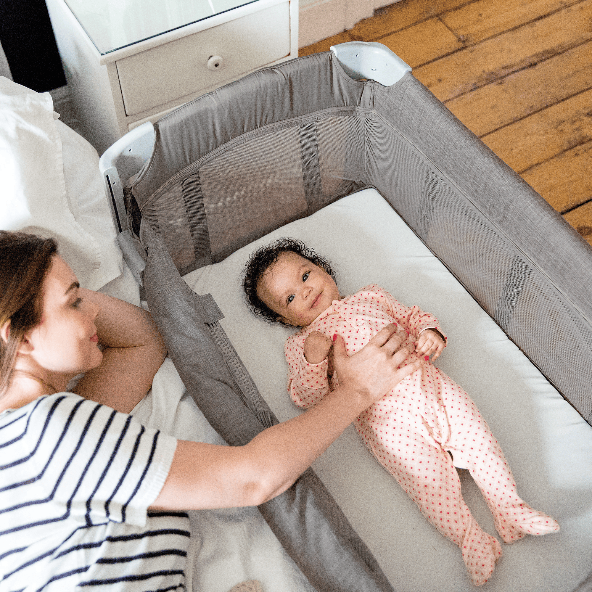 Beistellbetten, Joie, Grau – Produktansicht