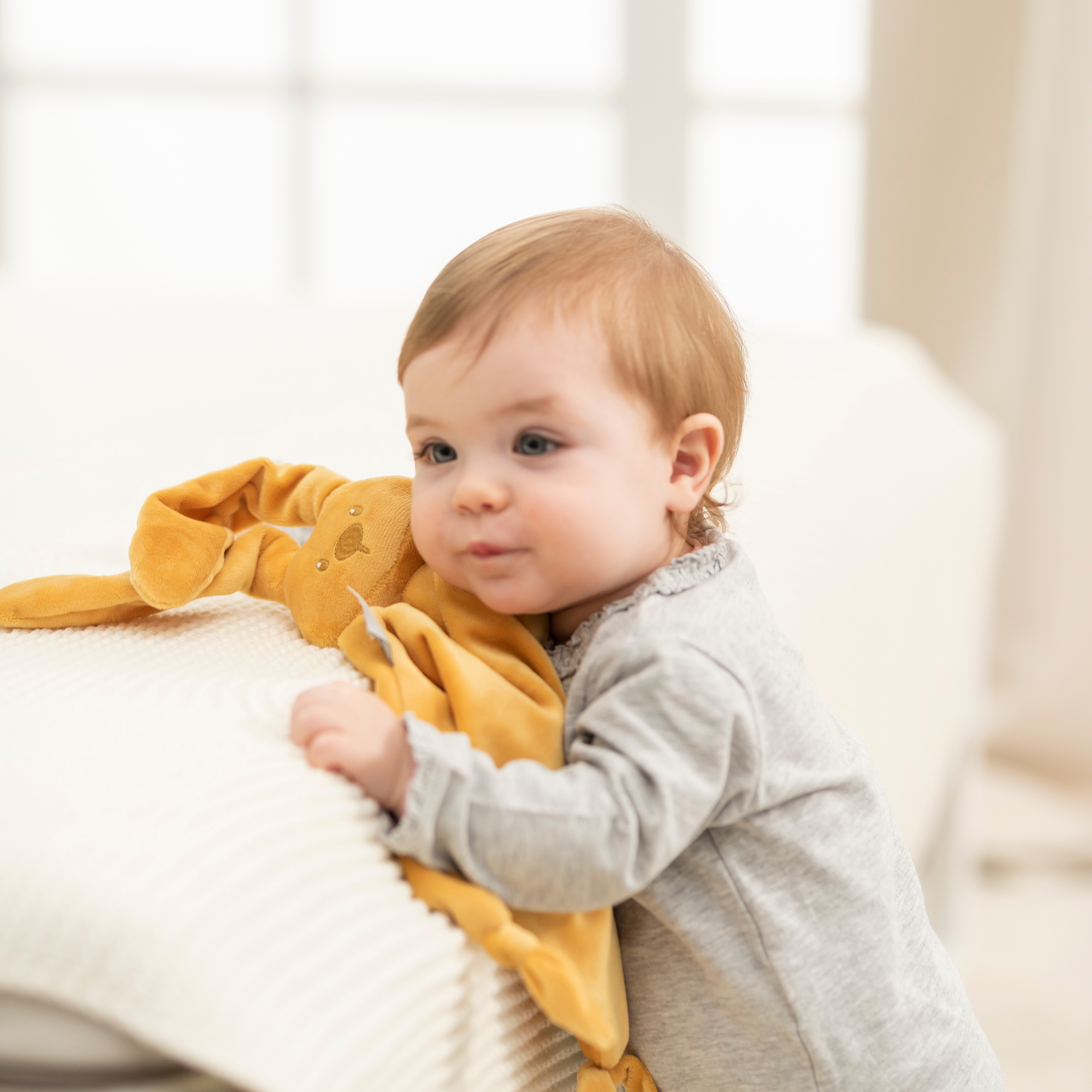 Schmusetücher, Nattou, Gelb – Produktansicht