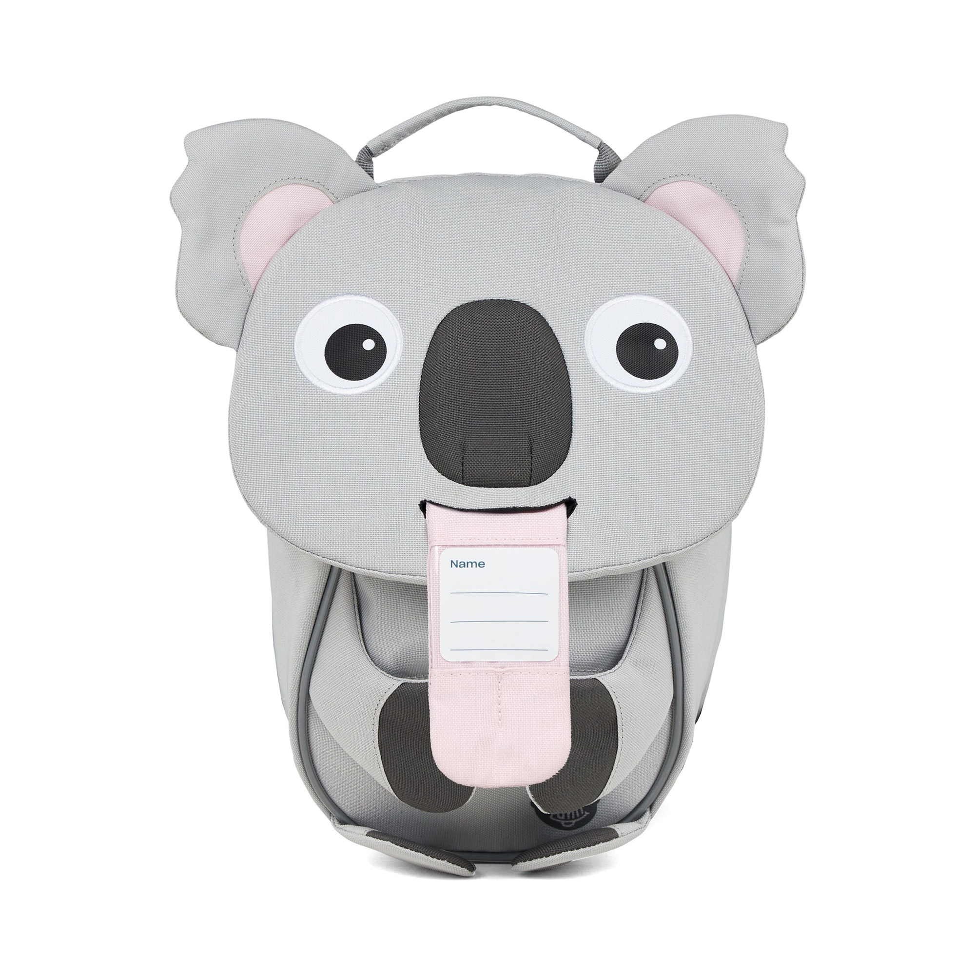 Kinderrucksäcke, Affenzahn, Grau – Besonderheit: höhen- und weitenverstellbarer Brustgurt für eine ideale Anpassung an den Körper