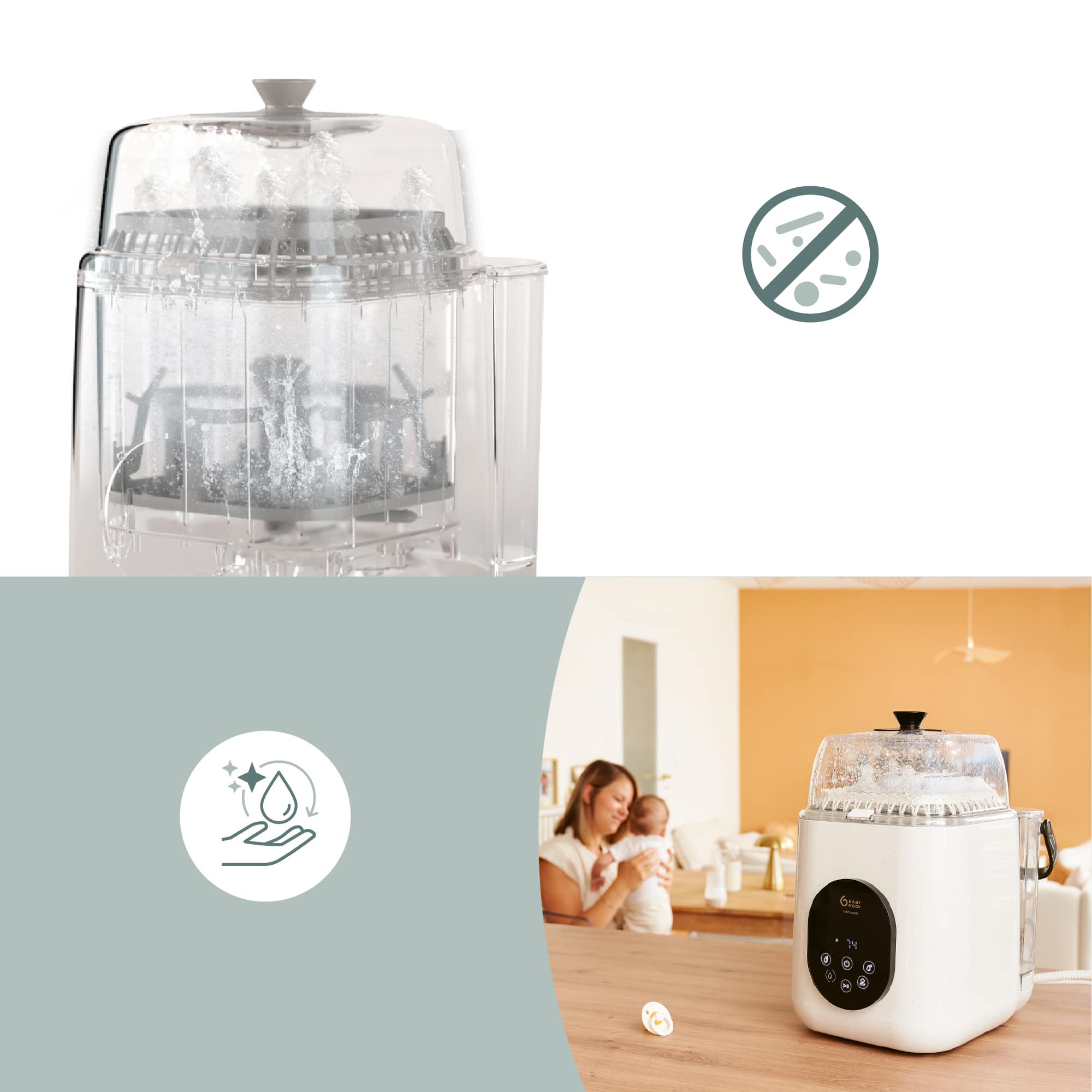 Vaporisatoren, babymoov, Weiß – Produktansicht