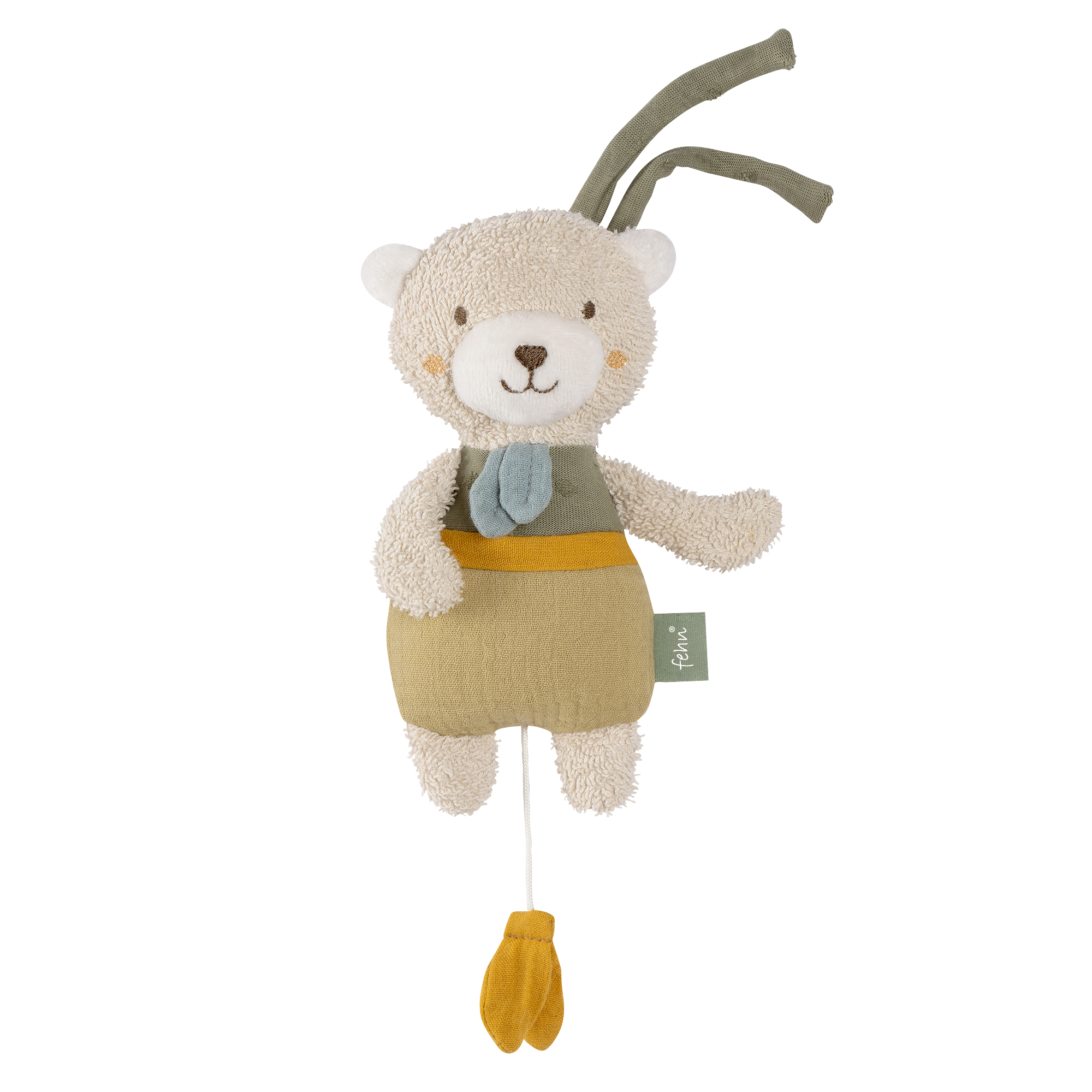 Spieluhren, fehn, Grün – Besonderheit: gefertigt aus Baumwolle