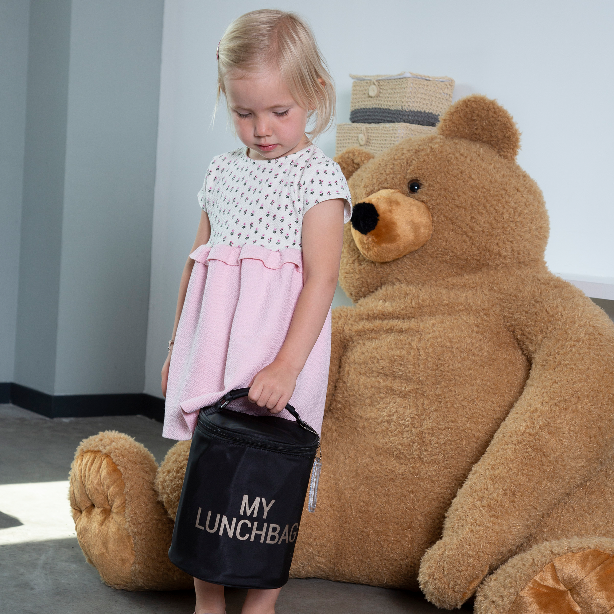Nahrungsbehälter, CHILDHOME, Schwarz – Produktansicht
