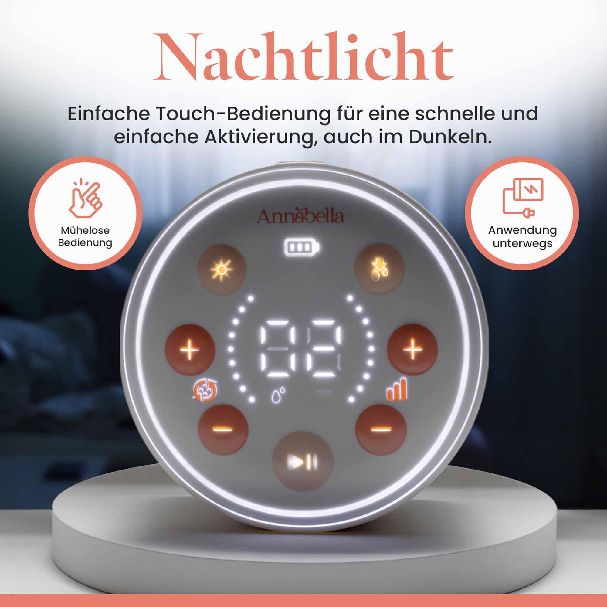 Hands Free Milchpumpen, Annabella, Beige – Produktansicht