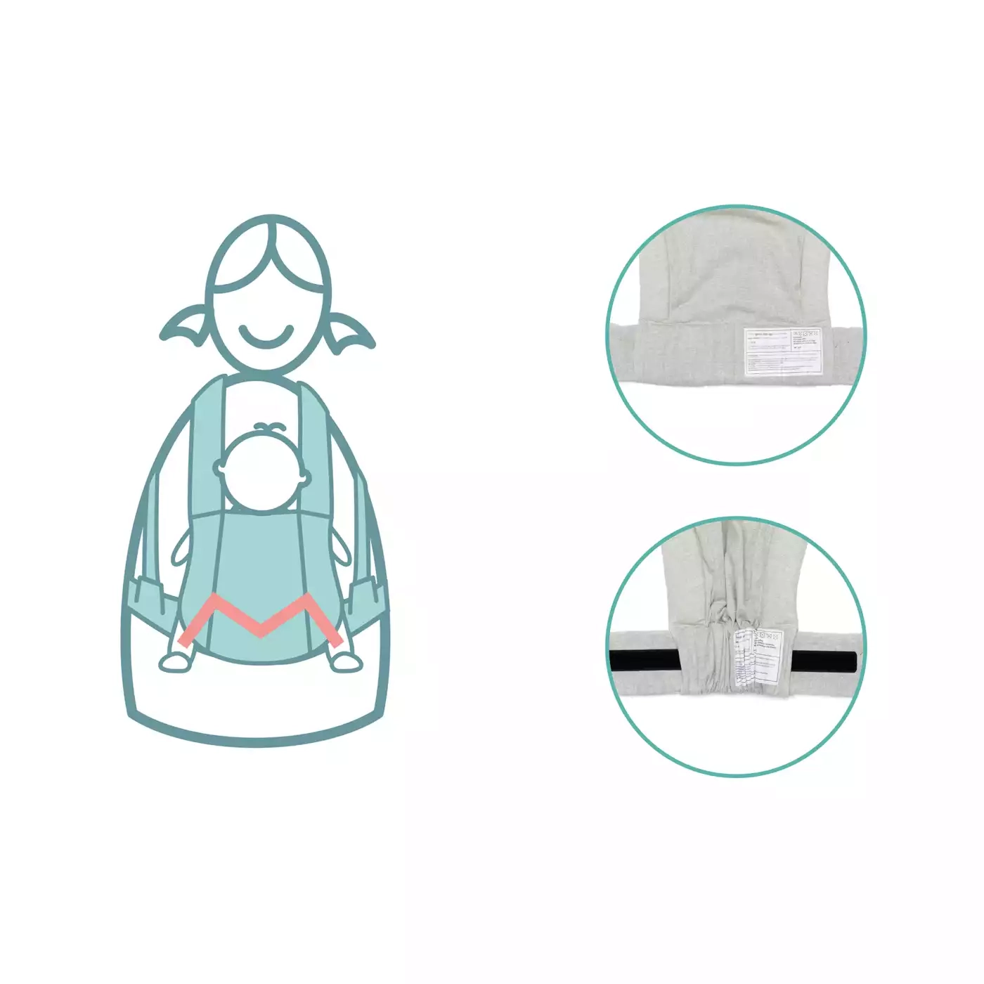 fillikid Tragen, fillikid, Grau – Produktansicht