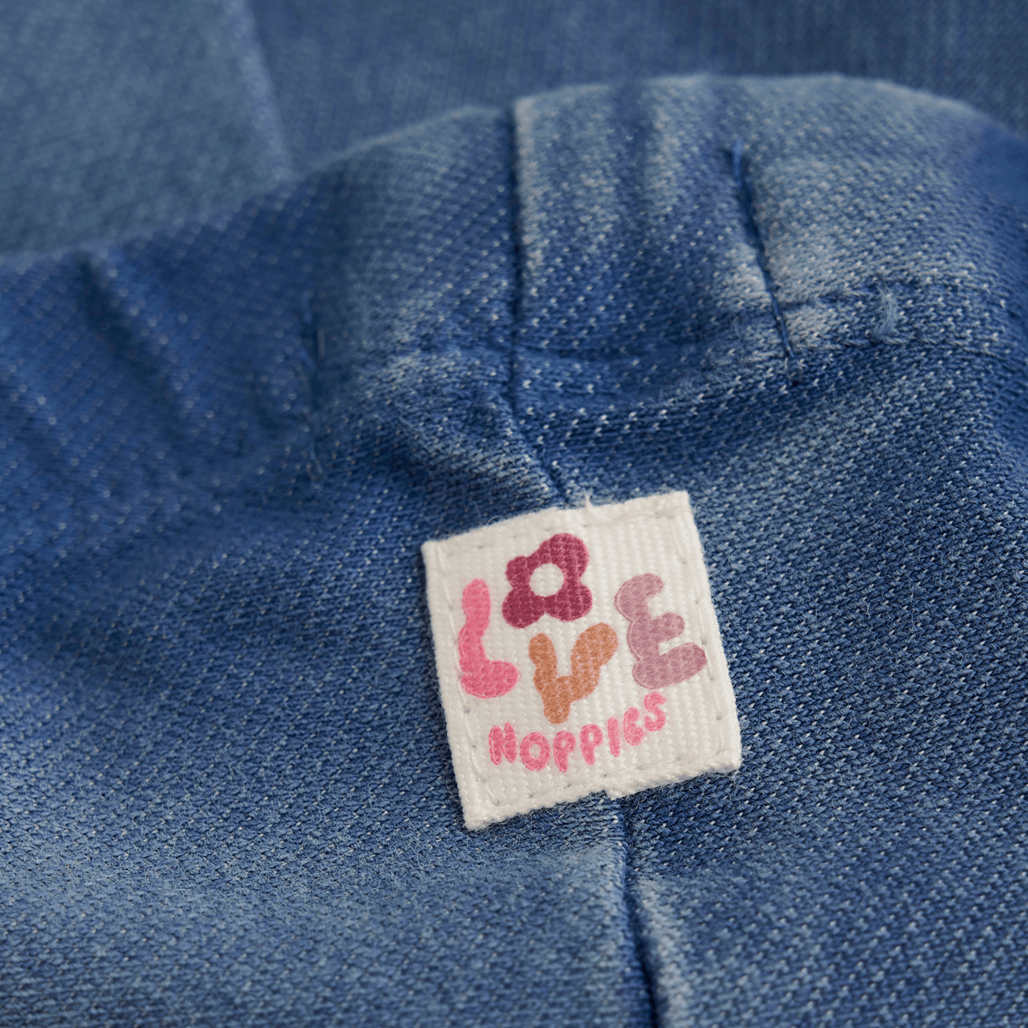 Leggings, noppies, Blau – Produktansicht