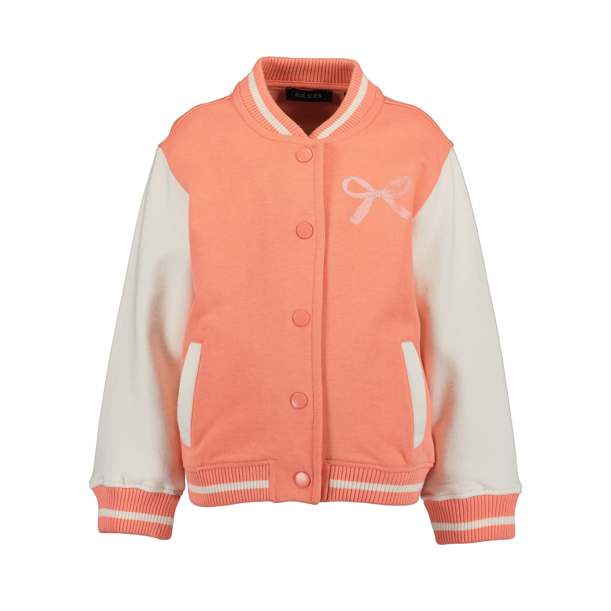 Sweat-, Fleece- & Strickjacken, blue seven, Orange – Besonderheit: aus 80% Baumwolle