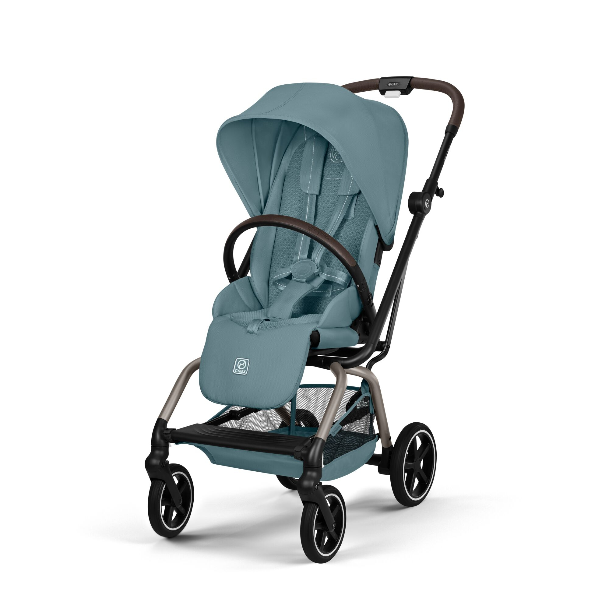 Buggys, cybex, Blau – Besonderheit: um 360° drehbare Sitzeinheit