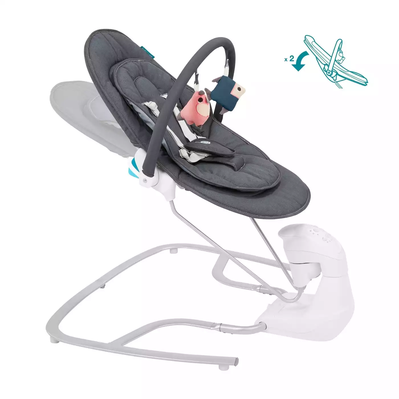 Wippen, babymoov, Grau – Produktansicht