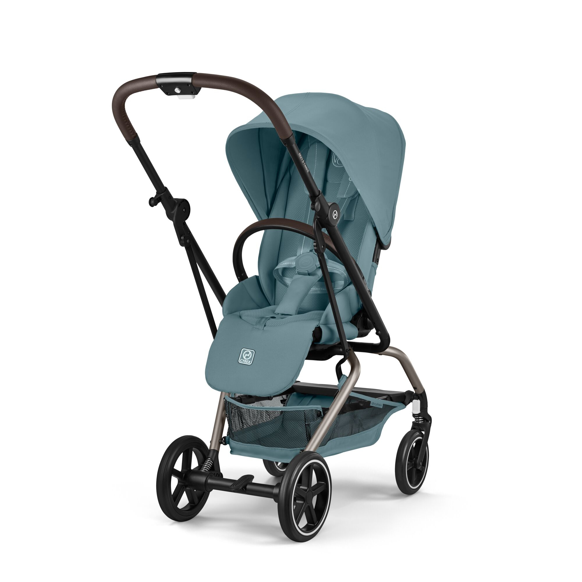 Buggys, cybex, Blau – Besonderheit: um 360° drehbare Sitzeinheit