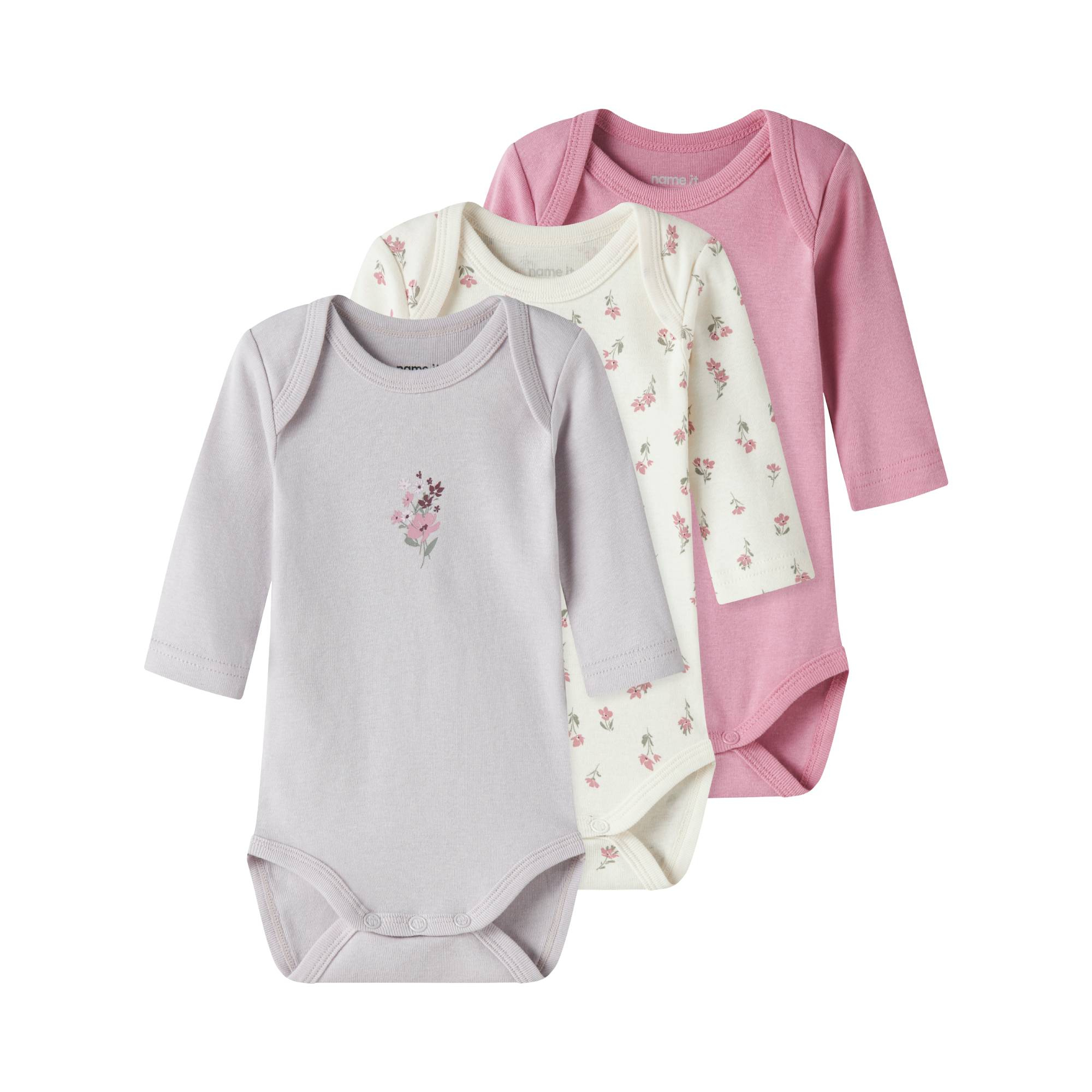 Langarmbodys, name it, Beige – Produktansicht