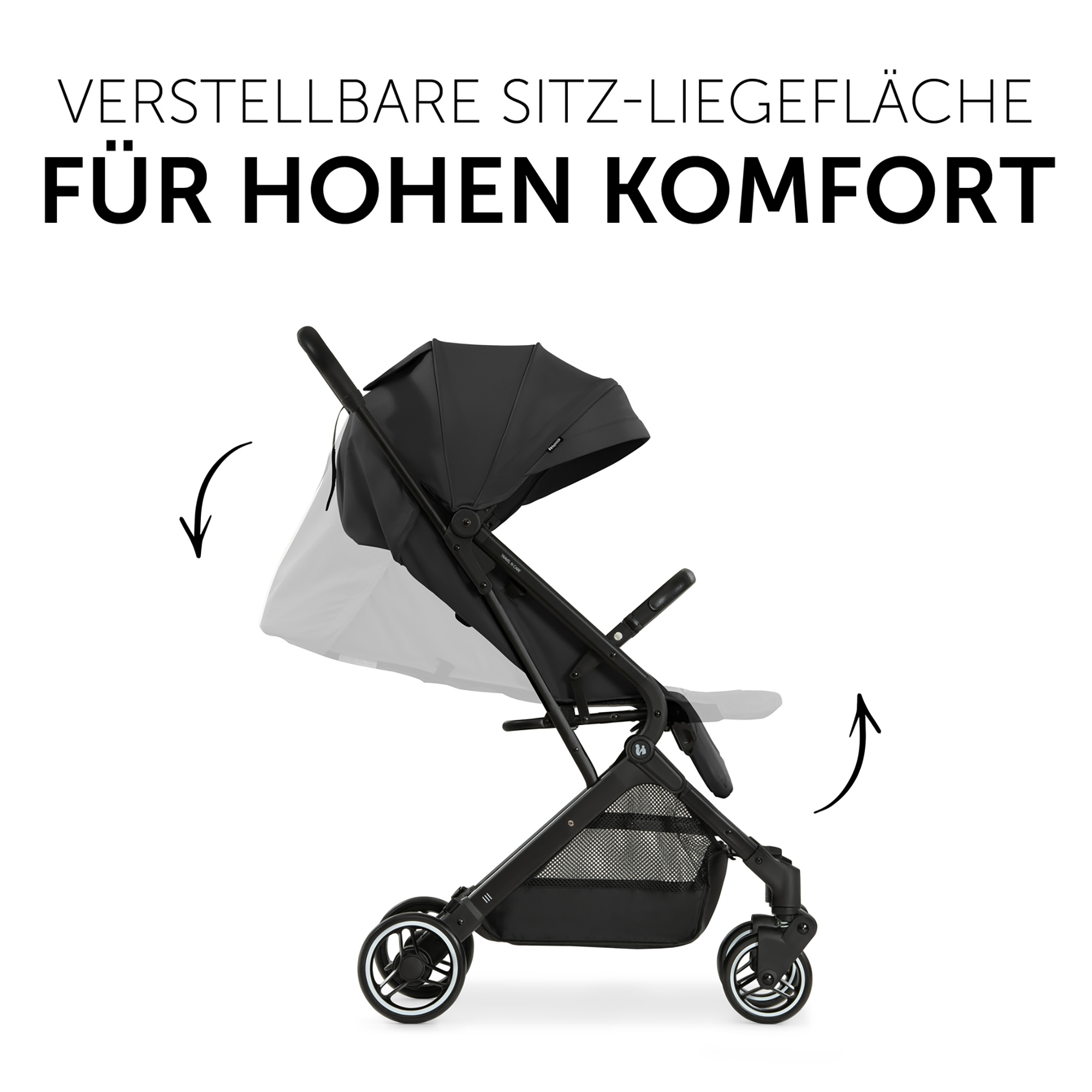 Reisebuggys, hauck, Schwarz – Produktansicht