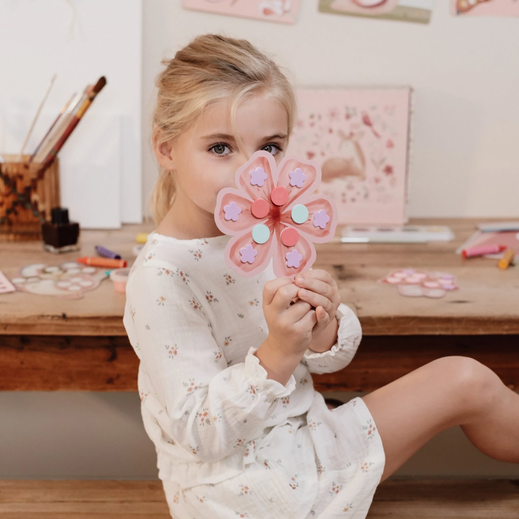 Malen & Kneten, LITTLE DUTCH, Pink – Produktansicht