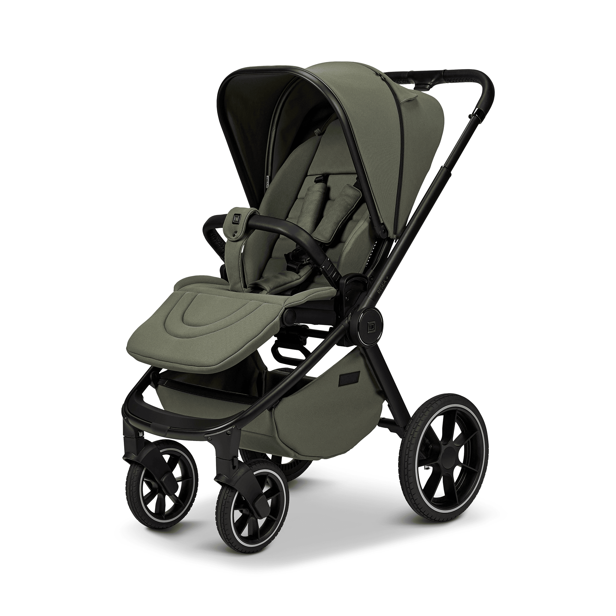 Kombi-Kinderwagen, MOON, Grün – Produktansicht