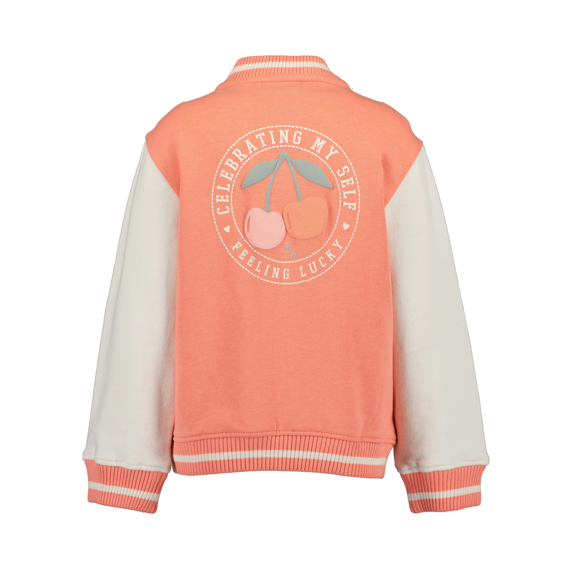 Sweat-, Fleece- & Strickjacken, blue seven, Orange – Besonderheit: aus 80% Baumwolle
