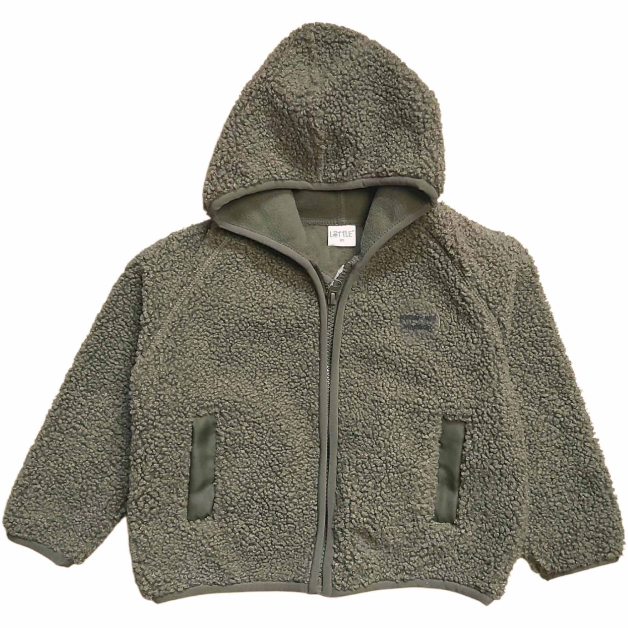 Sweat-, Fleece- & Strickjacken, LITTLE, Grün – Besonderheit: wärmend