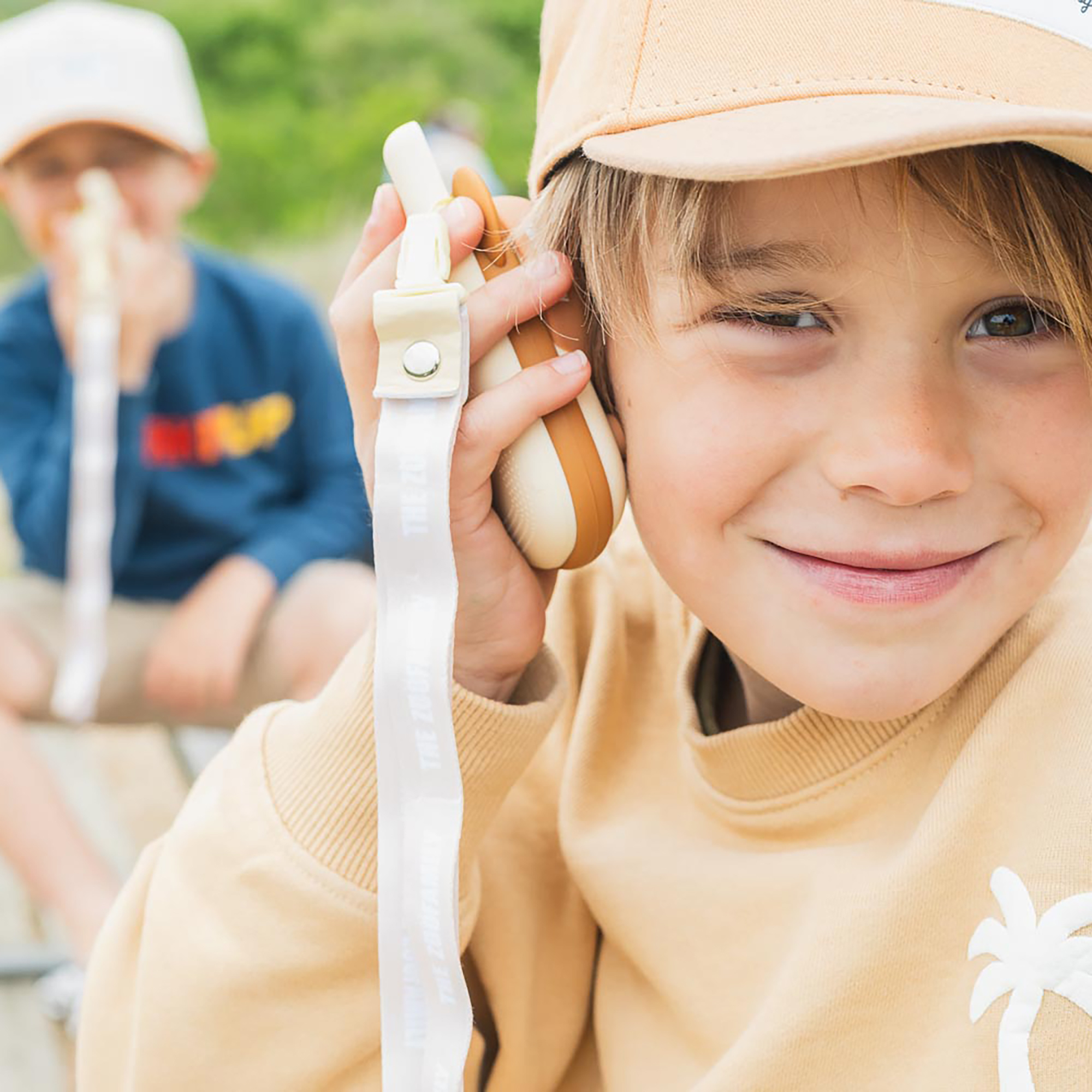 Elektronisches Spielzeug, ZOOFAMILY, Braun – Besonderheit: Ein-Tasten-System garantiert sofortige Kommunikation