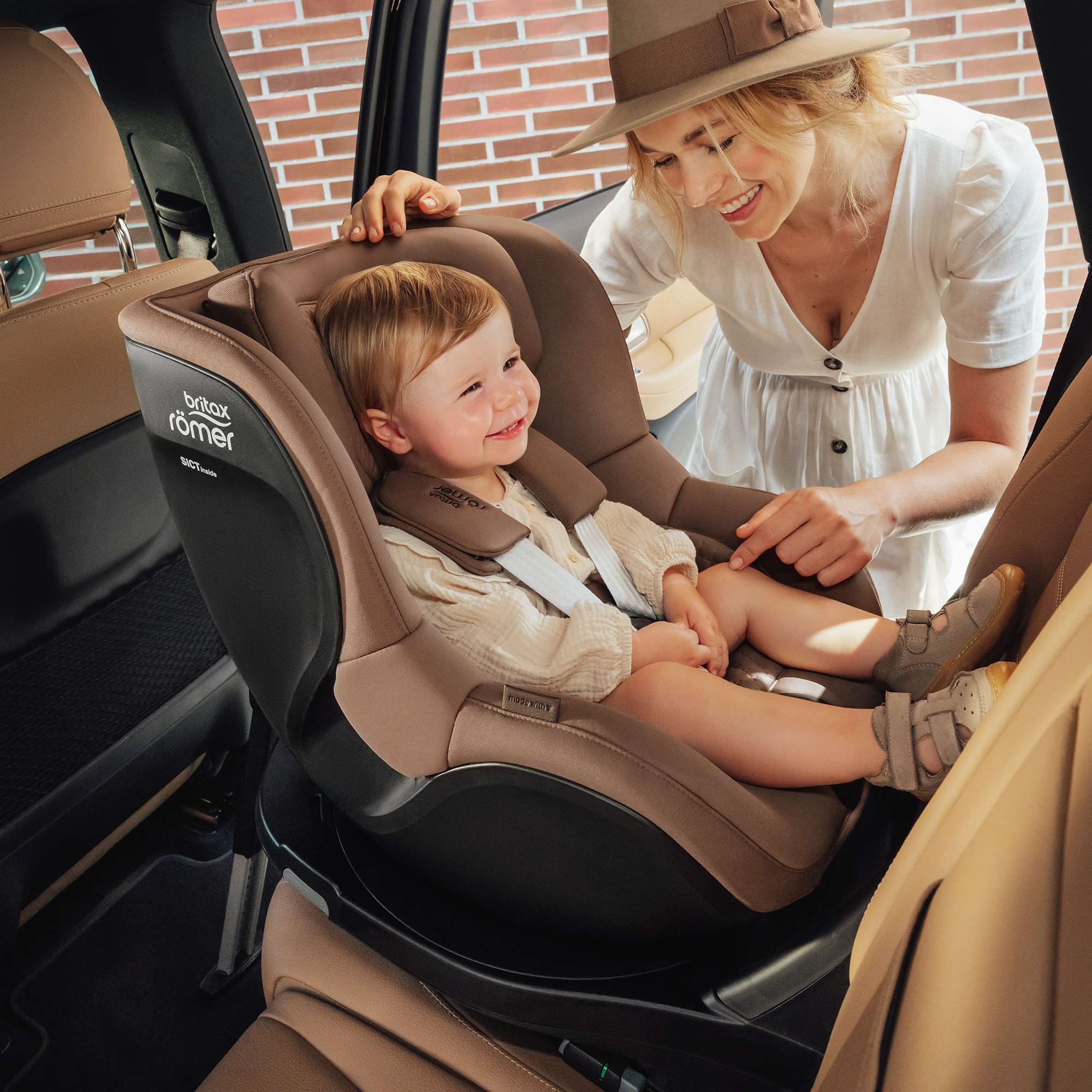 Reboarder 0-18 kg, Gruppe 0+/1, Britax Diamond, Beige – Produktansicht