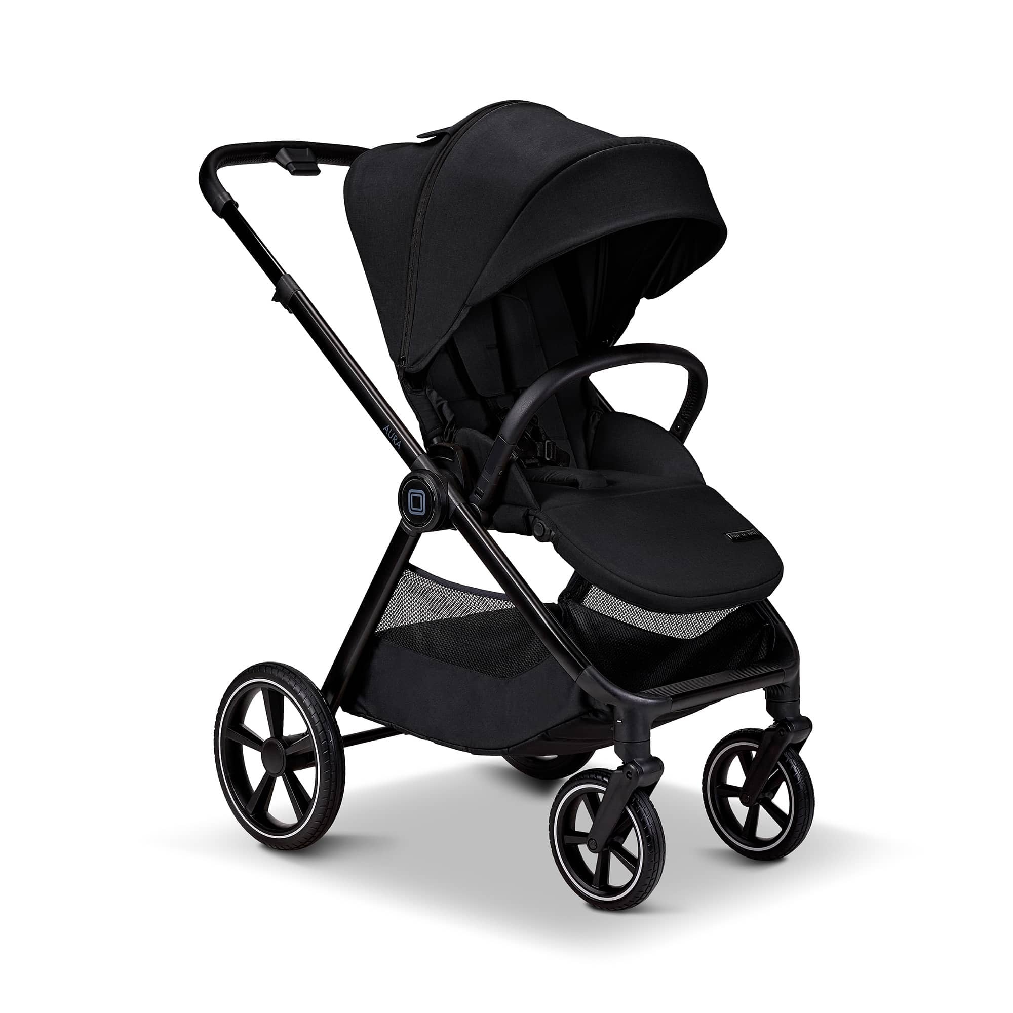 Kombi-Kinderwagen, MOON, Schwarz – Produktansicht