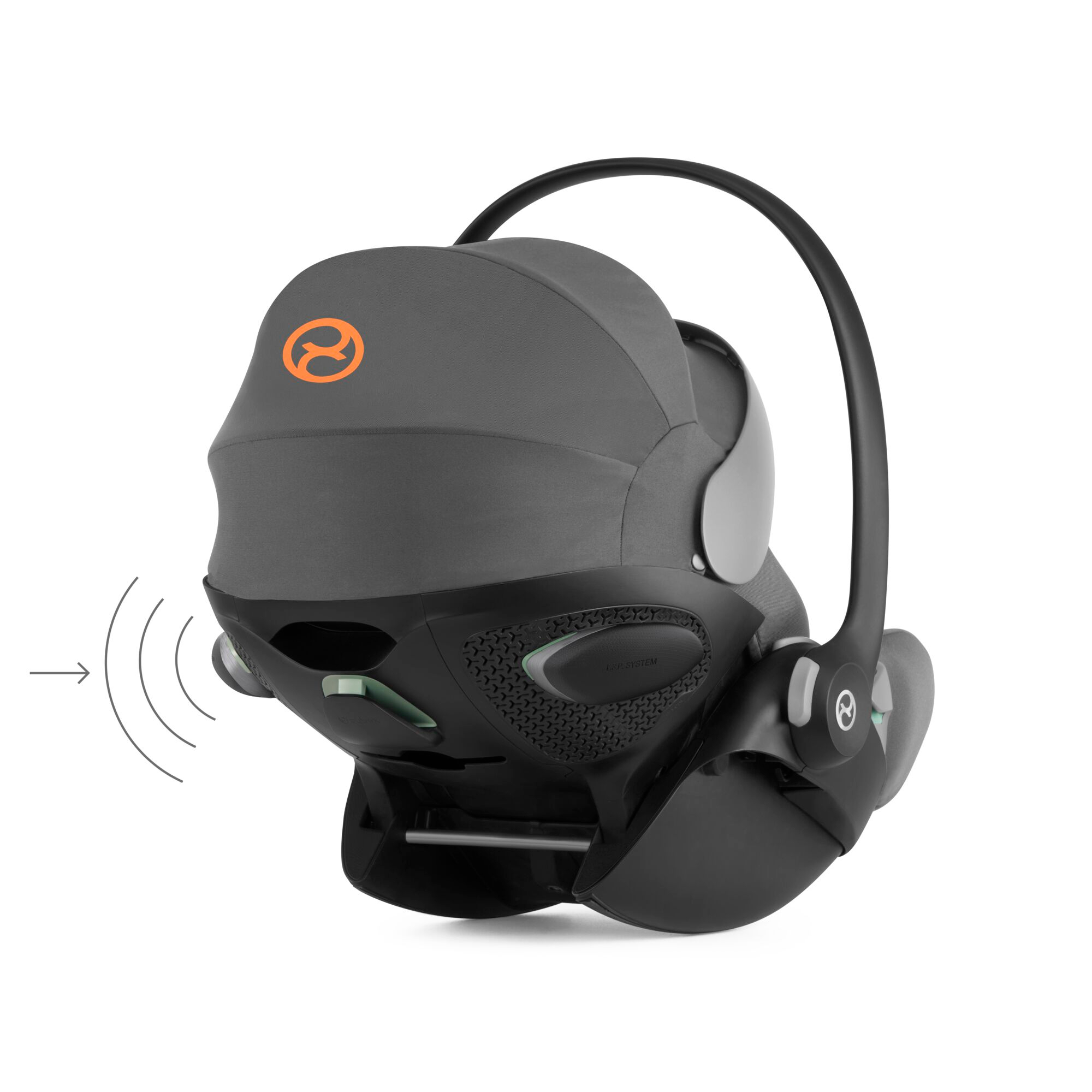 Babyschalen 0-13 kg, Gruppe 0+, cybex, Grau – Produktansicht