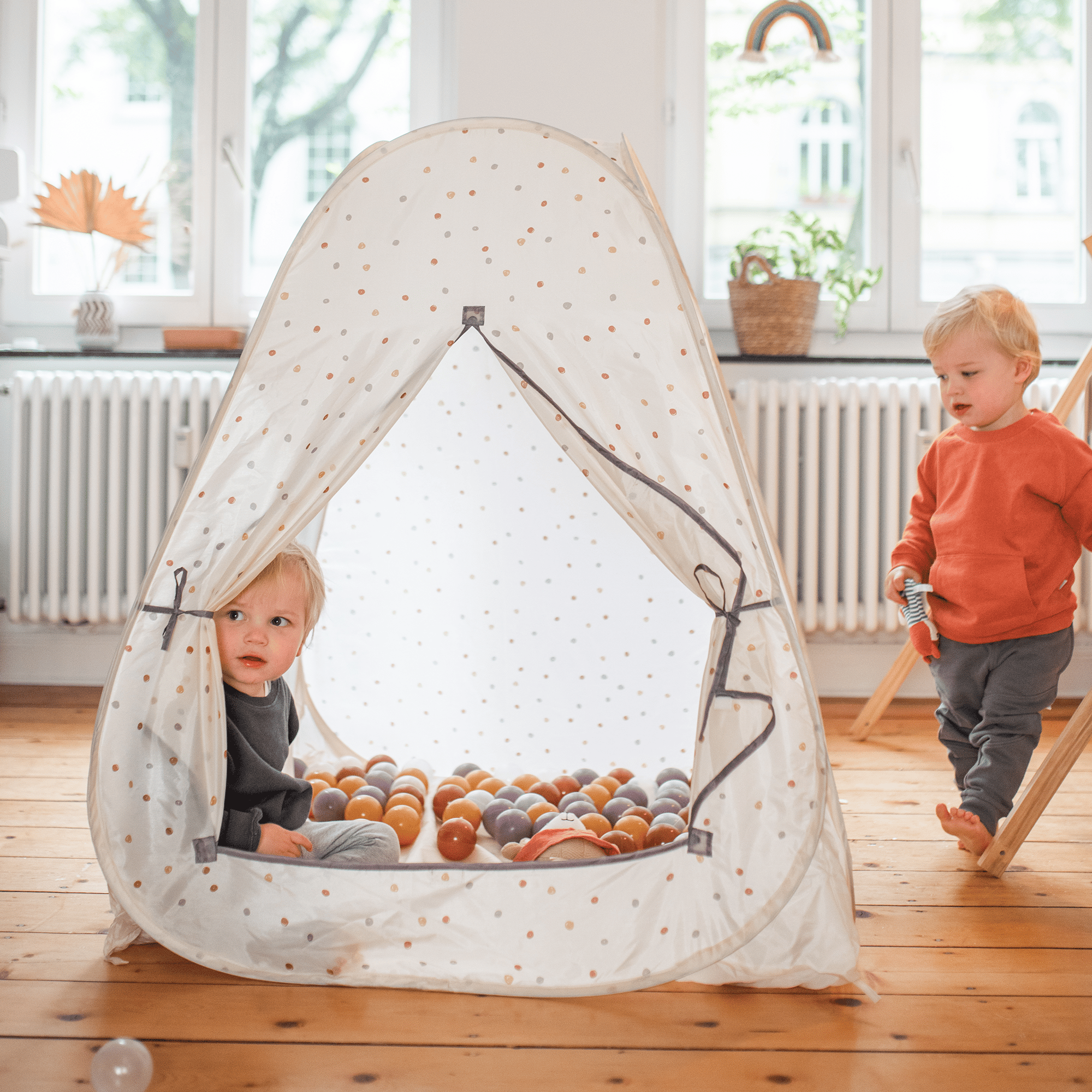 Spielzelt mit 100 Bällen LITTLE ONE Beige 2000586127700 2