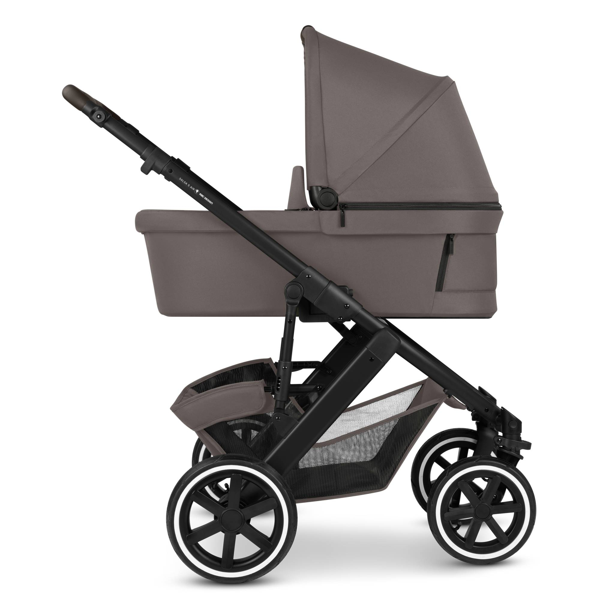 Kinderwagen Komplettsets, ABC DESIGN, Braun – Besonderheit: 2in1 Set bestehend aus Kombikinderwagen, Wickeltasche und weiterem Zubehör