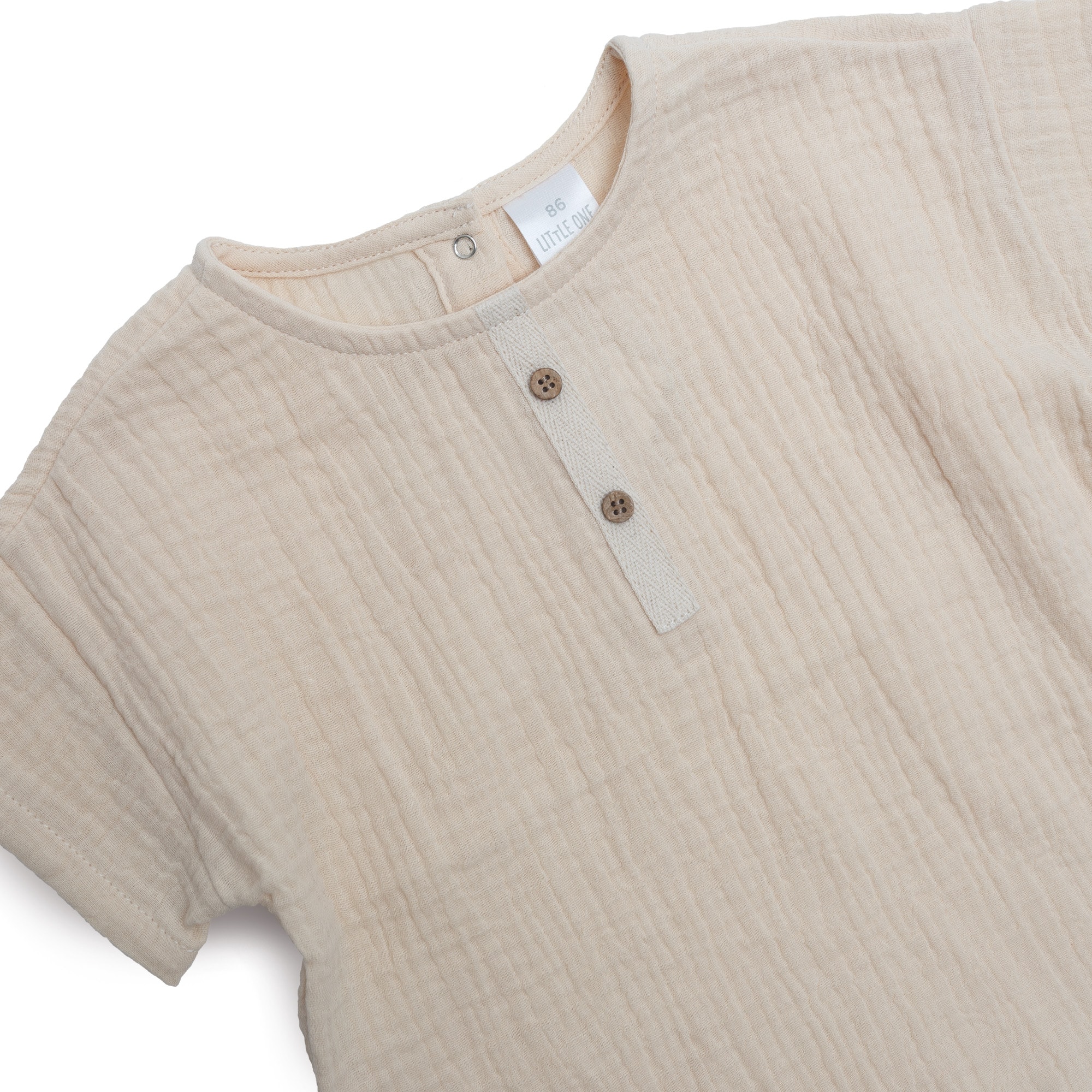 Kurzarmshirts, LITTLE ONE, Beige – Produktansicht
