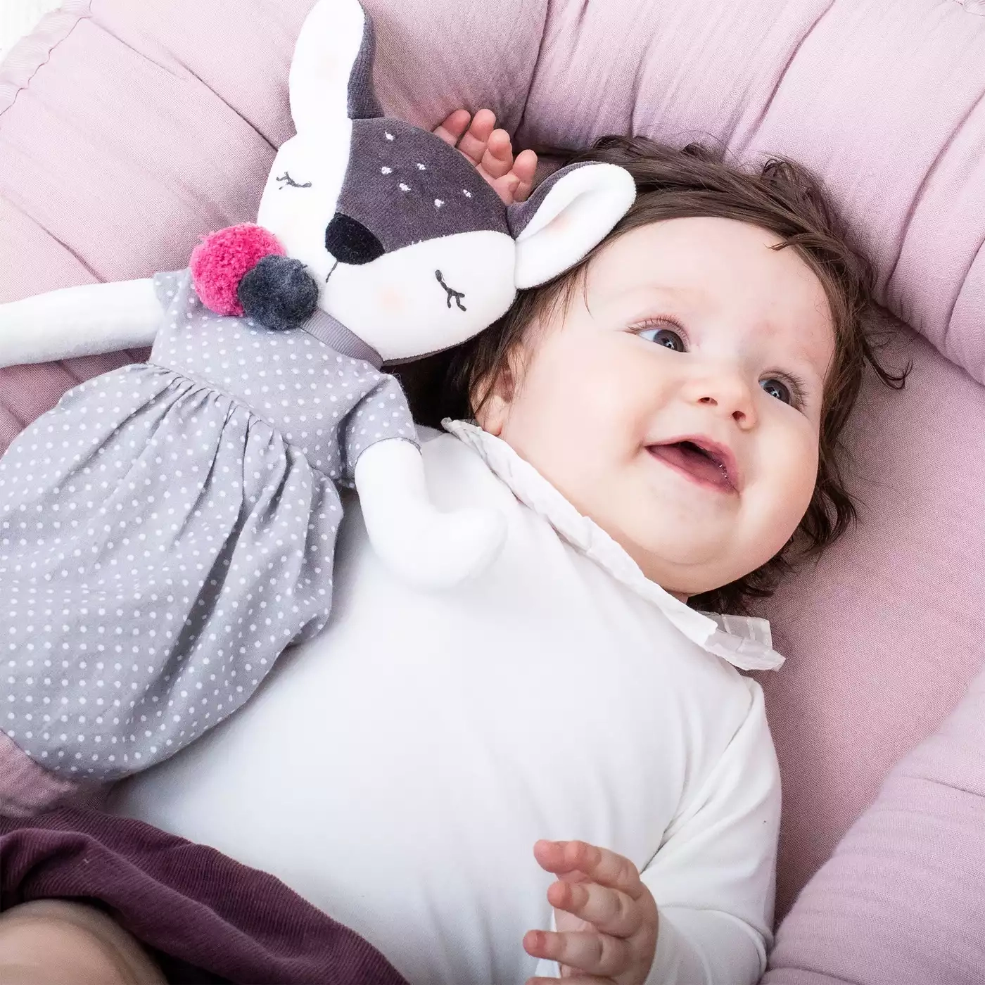 Kuscheltiere, kikadu, Grau – Besonderheit: GOTS zertifiziert