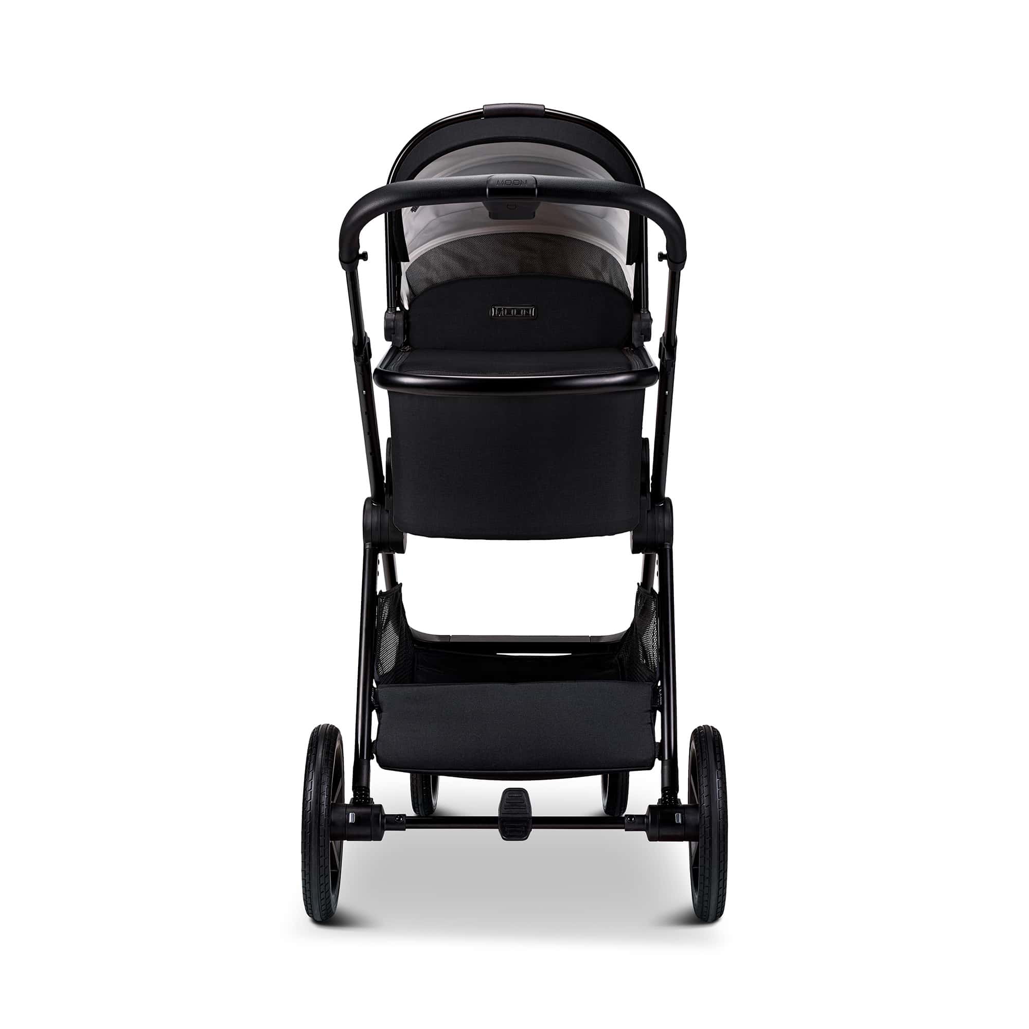 Kombi-Kinderwagen, MOON, Schwarz – Produktansicht