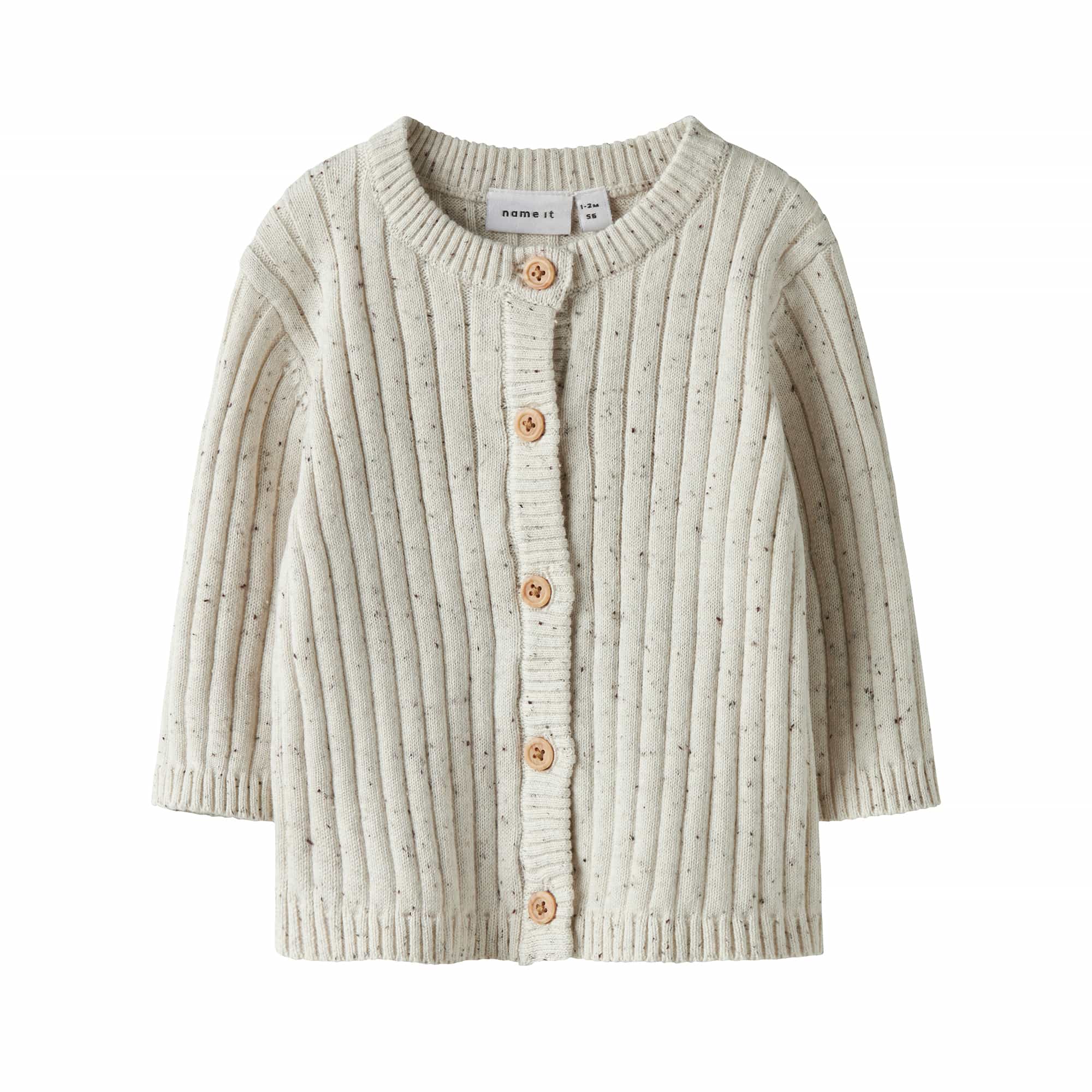 Sweat-, Fleece- & Strickjacken, name it, Beige – Besonderheit: weicher Bio-Baumwollmix