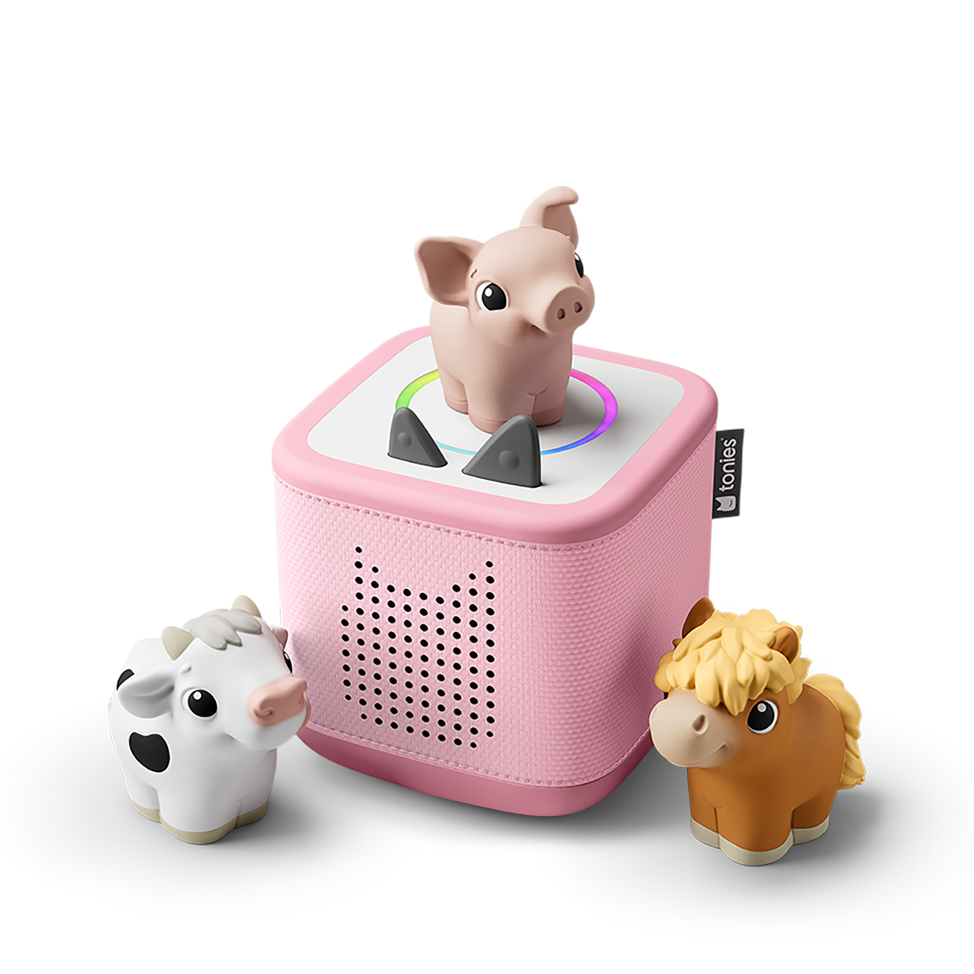 tonies, Pink – Besonderheit: inklusive Toniebox 2 und My First Tonies – Bauernhof Set