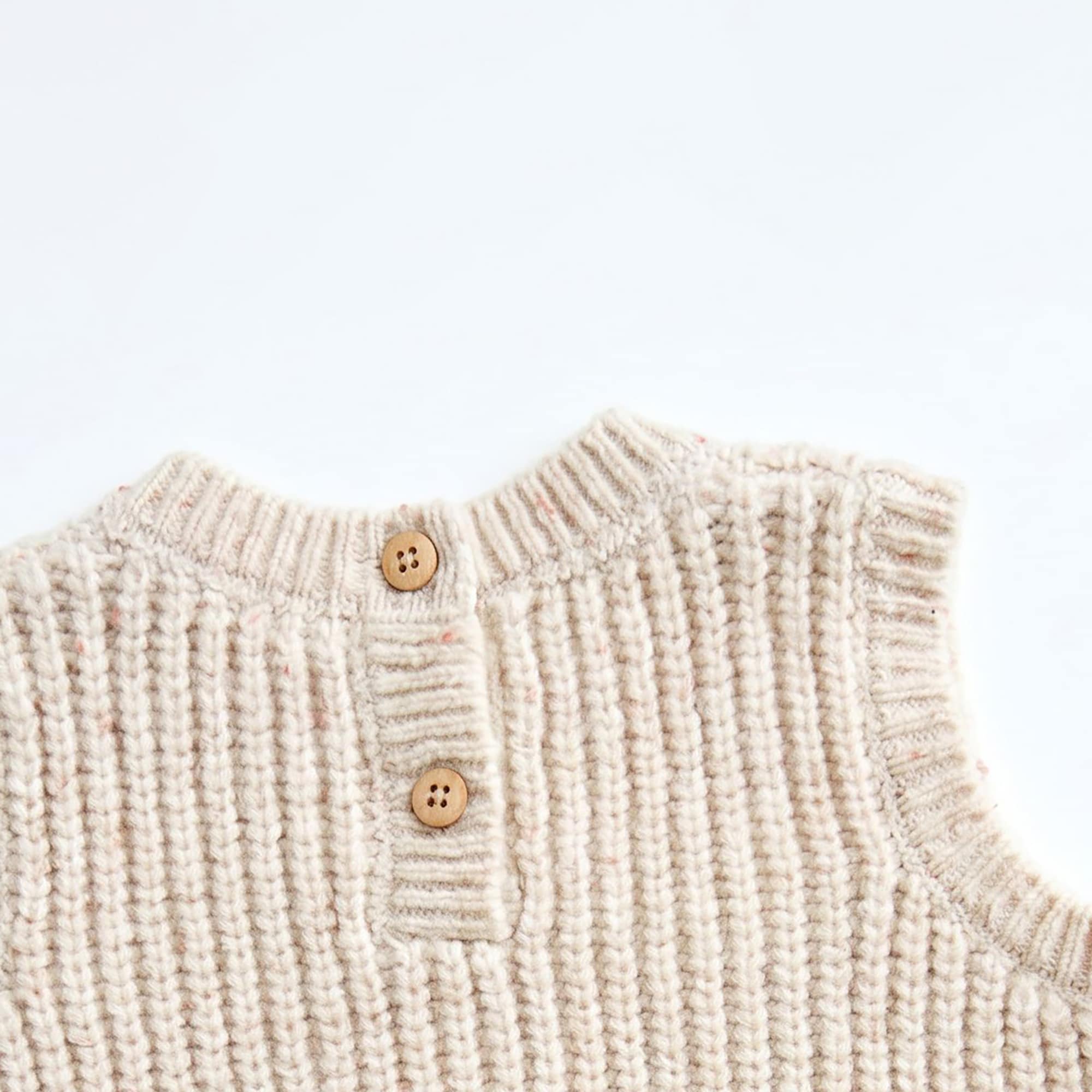 Strickpullover, LITTLE ONE, Beige – Produktansicht