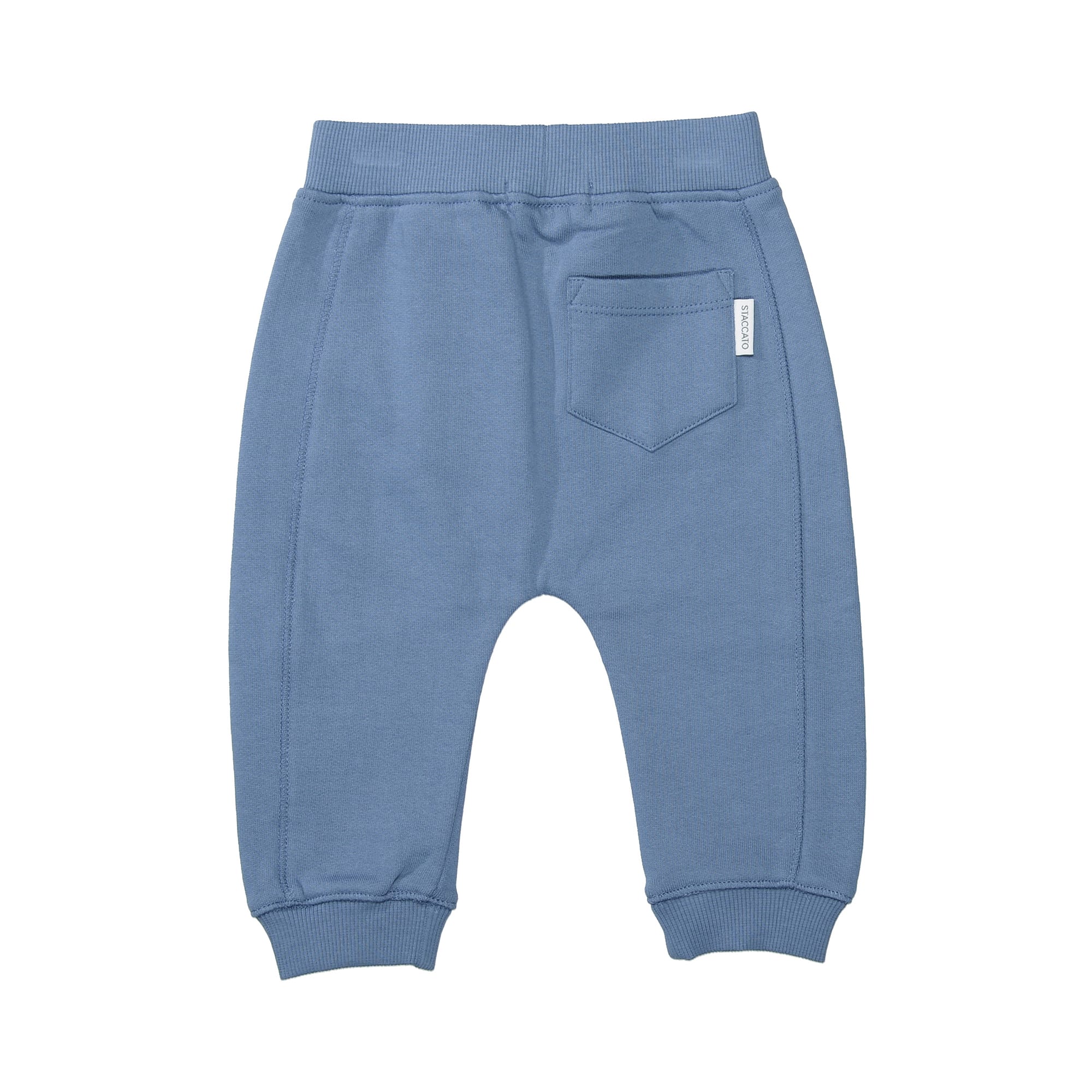 Jogginghosen, STACCATO, Blau – Besonderheit: aus 100% Baumwolle