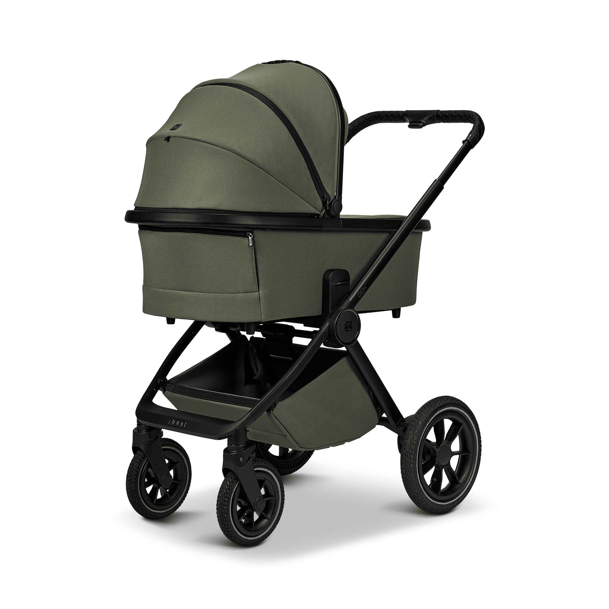 Kombi-Kinderwagen, MOON, Grün – Produktansicht