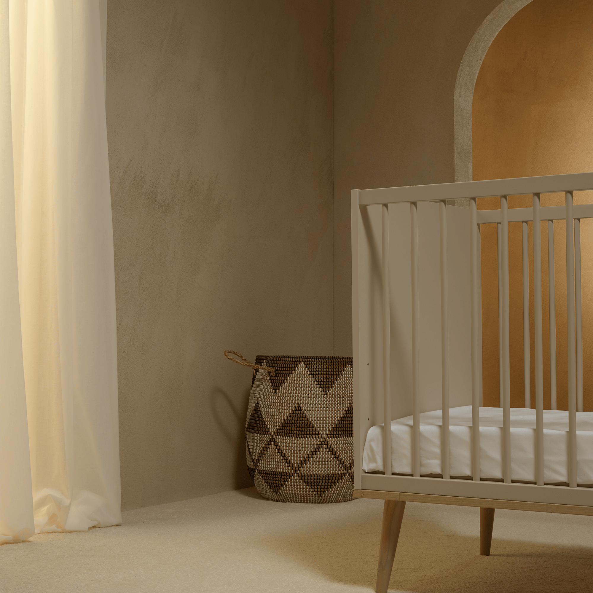Gitterbetten, Quax, Beige – Besonderheit: höhenverstellbar