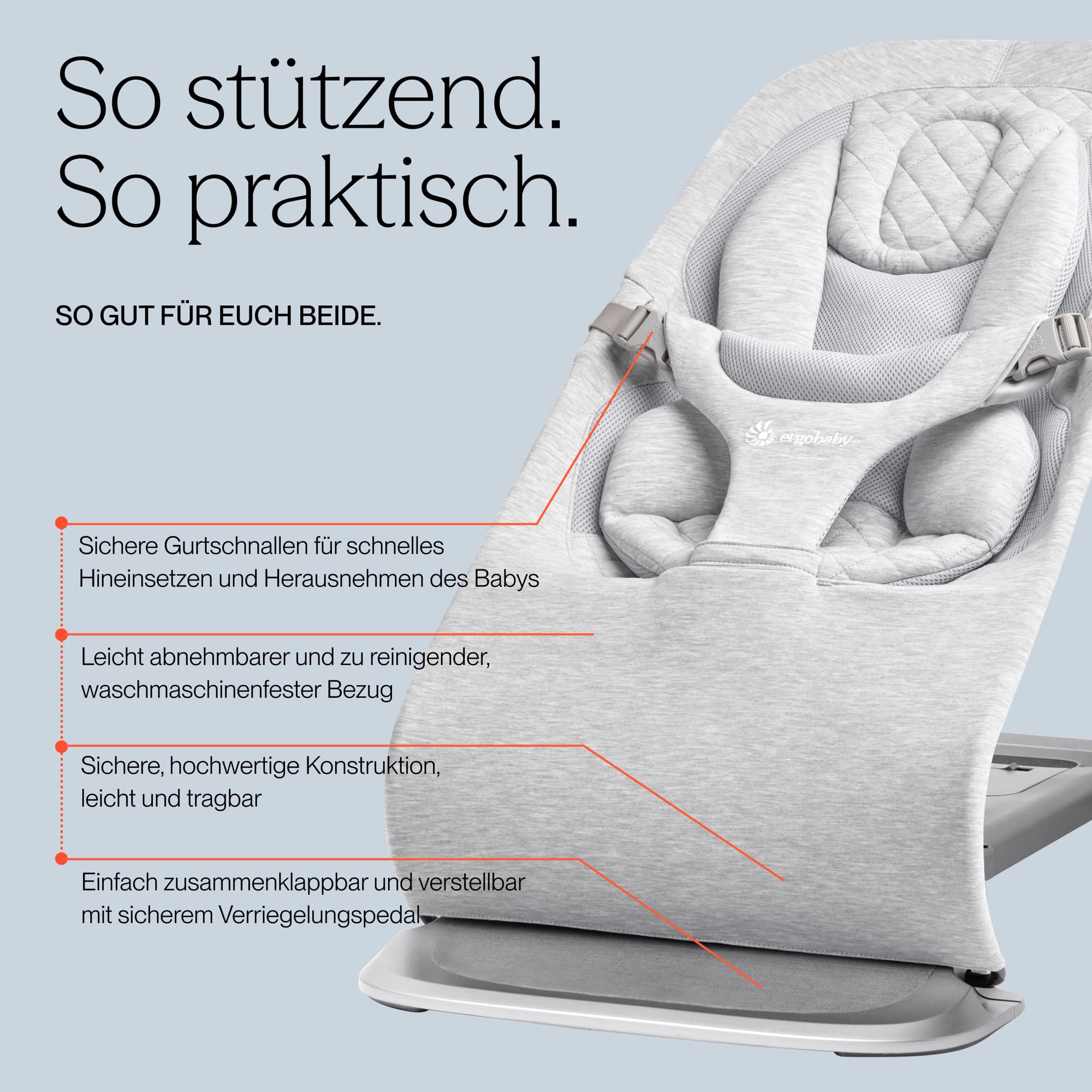 Wippen, ERGObaby, Grün – Produktansicht