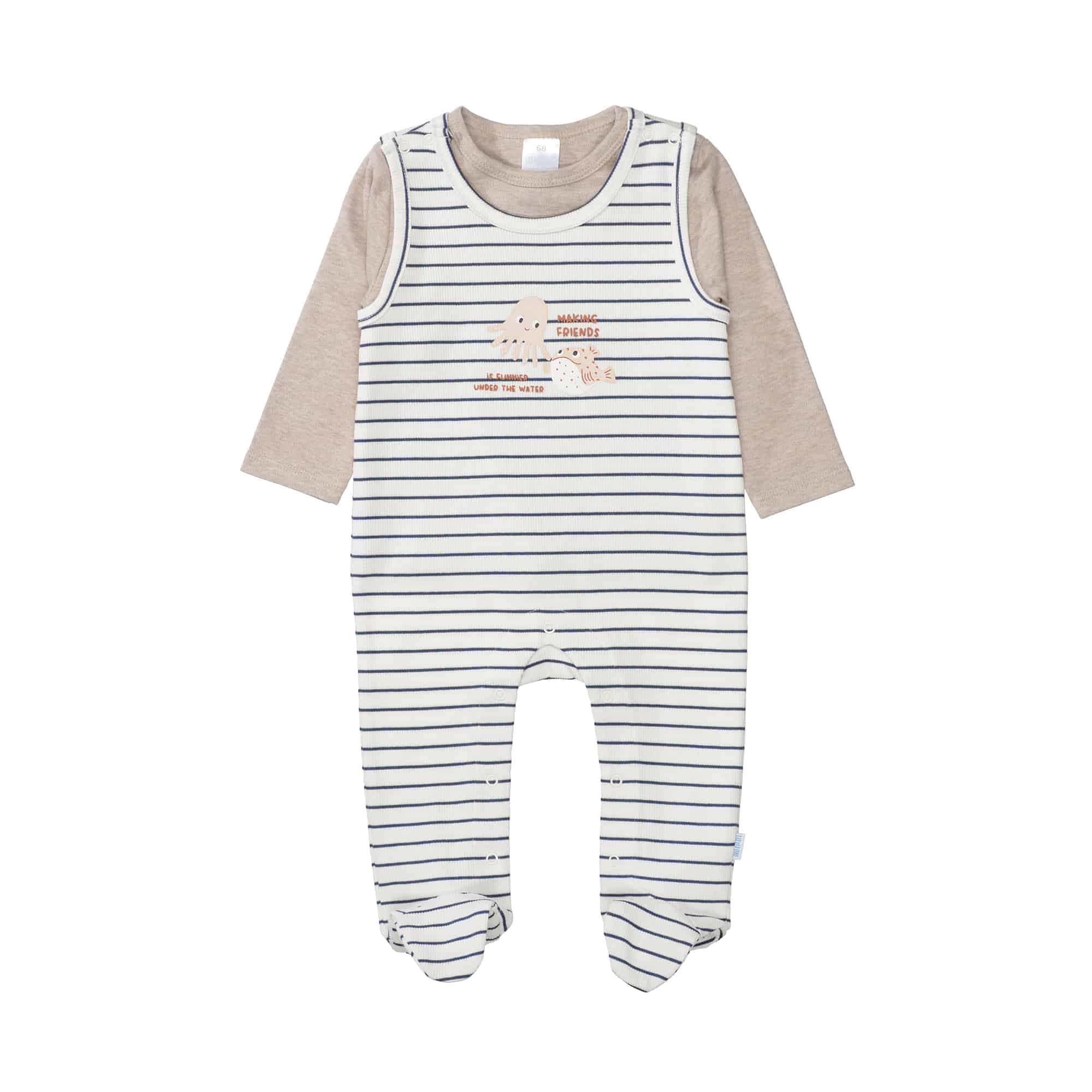 Strampler, LITTLE ONE, Weiß – Produktansicht