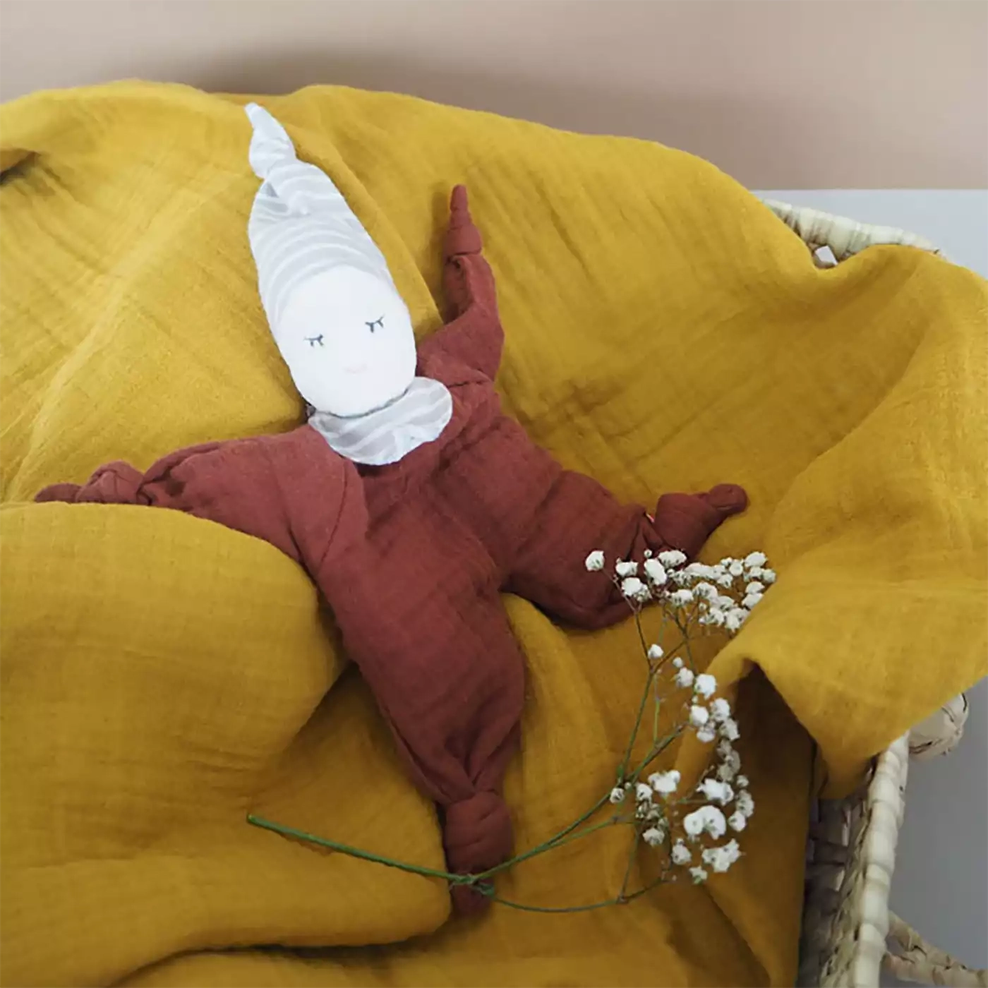 Kuscheltiere, kikadu, Rot – Besonderheit: GOTS zertifiziert