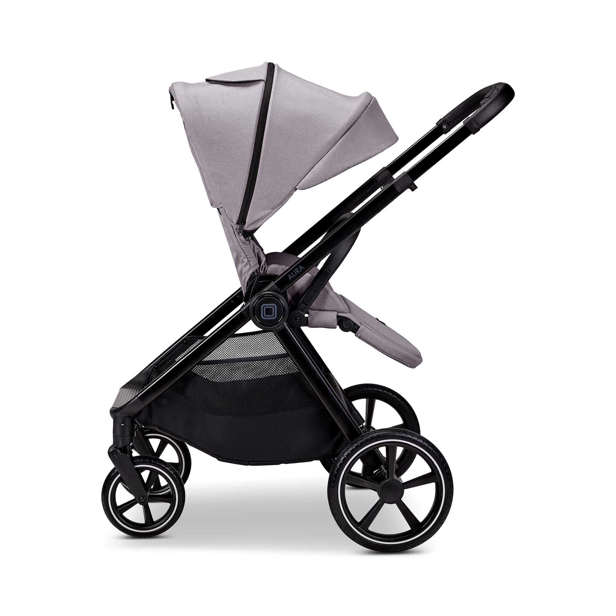 Kombi-Kinderwagen, MOON, Grau – Produktansicht