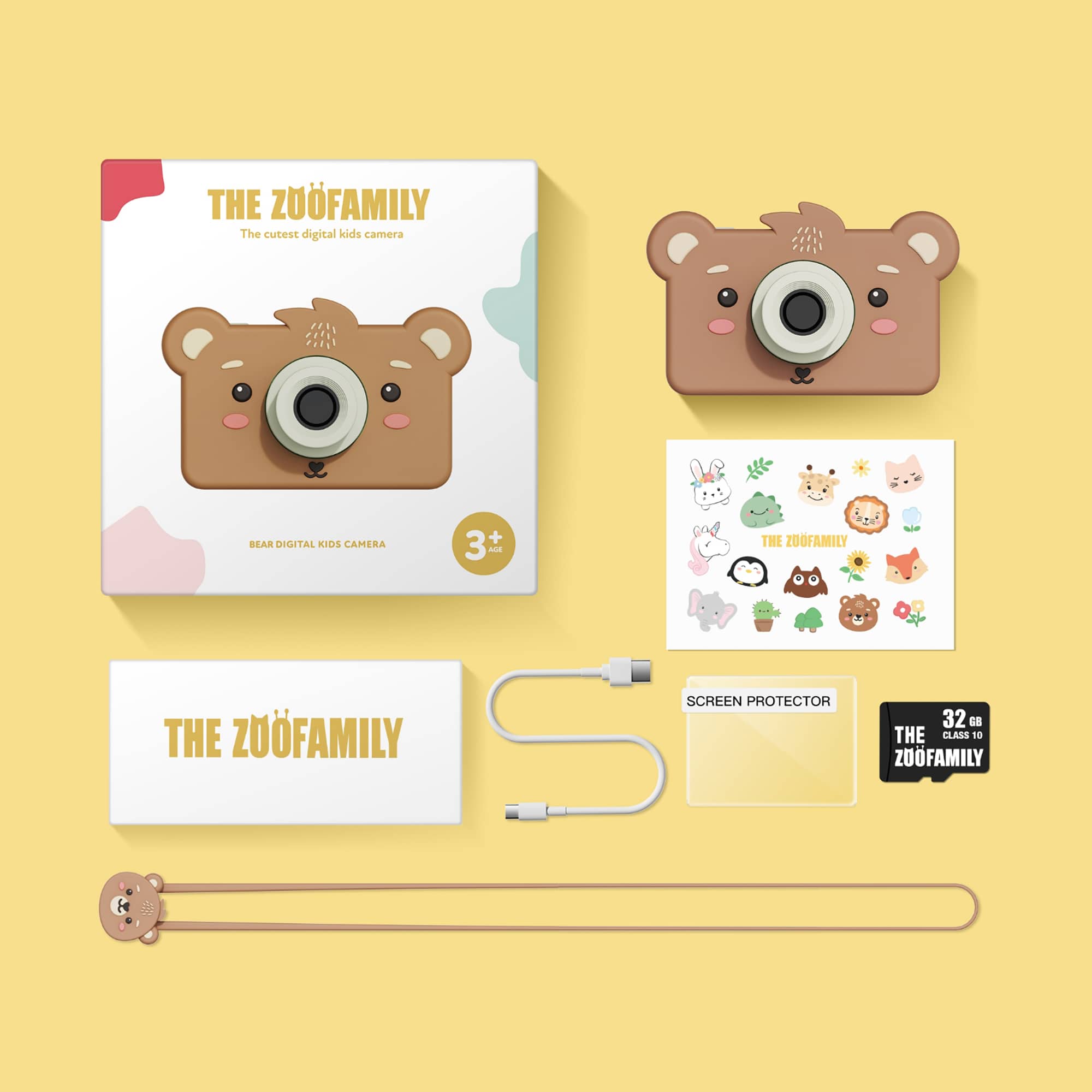 Elektronisches Spielzeug, ZOOFAMILY, Braun – Produktansicht