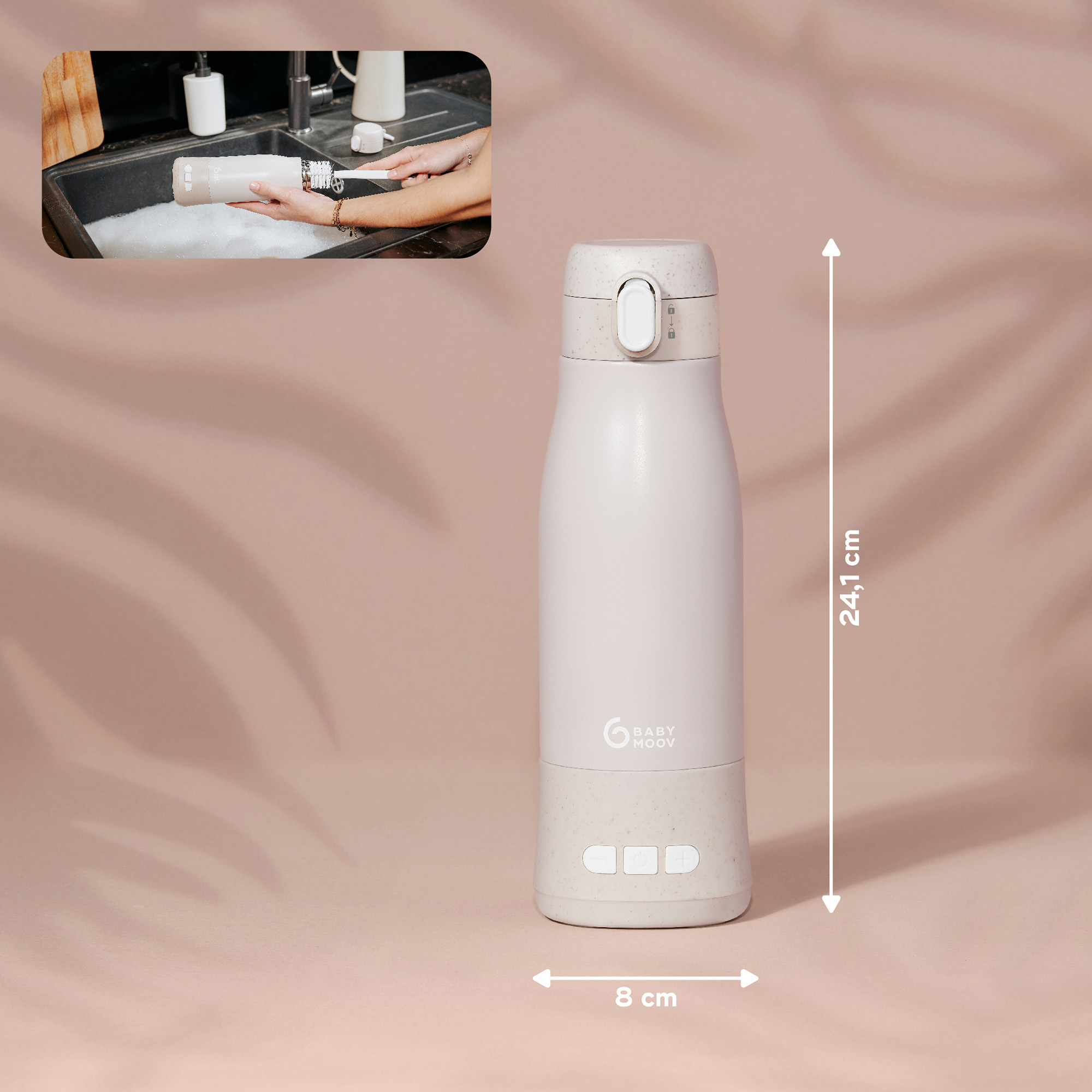 Babykostwärmer, babymoov, Beige – Produktansicht