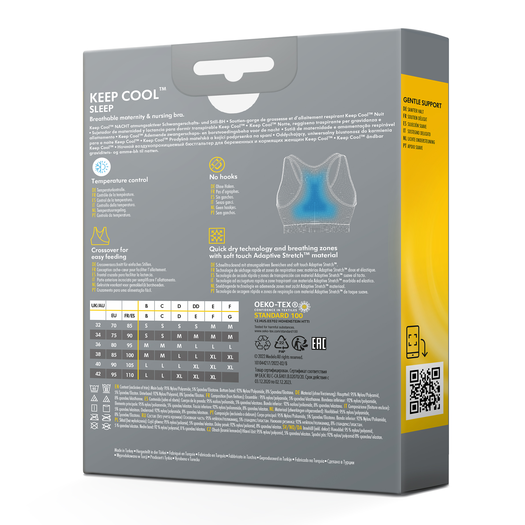 Still-BH´s, medela, Schwarz – Produktansicht