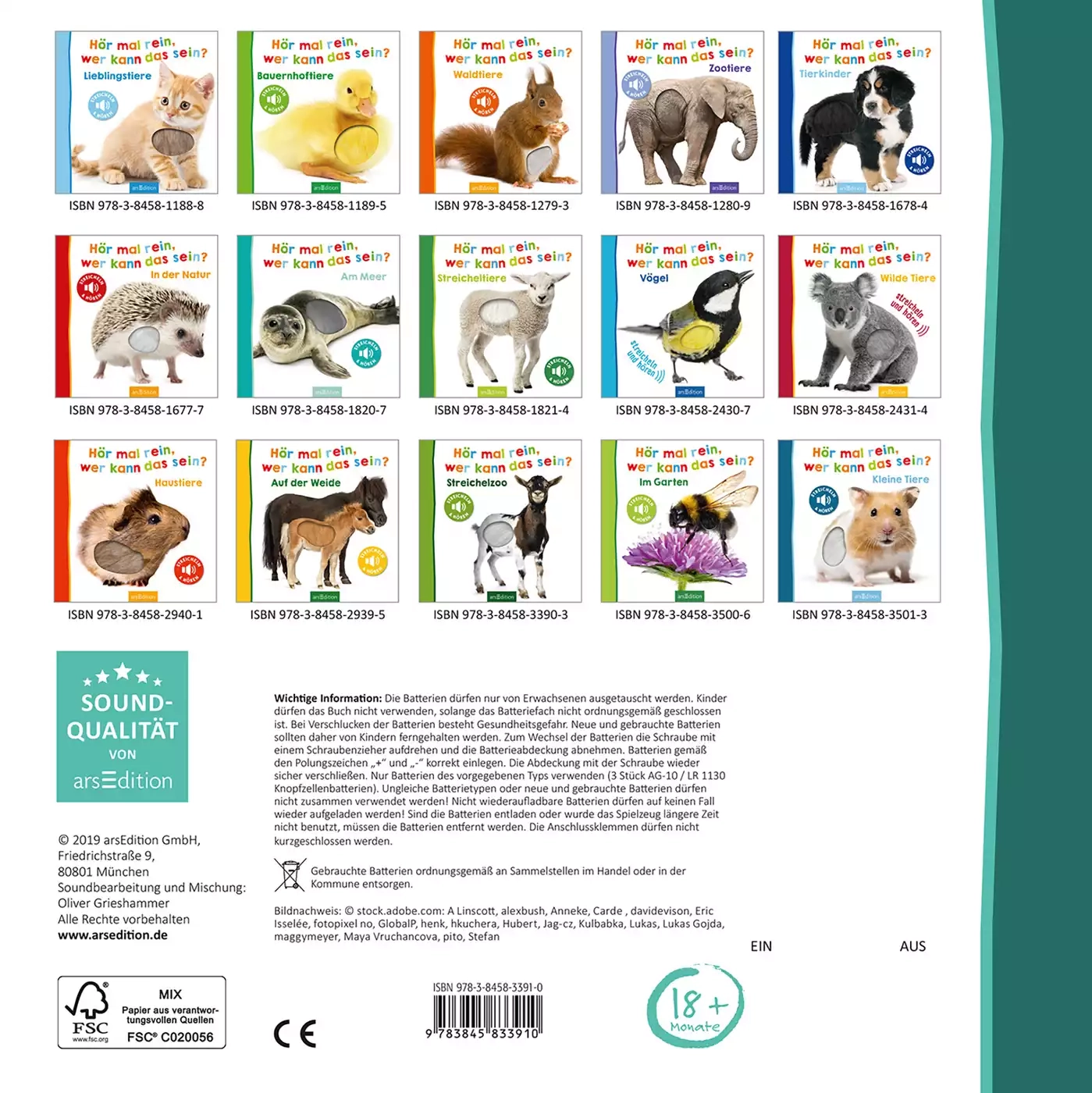 Kinderbücher, arsEdition, Mehrfarbig – Produktansicht