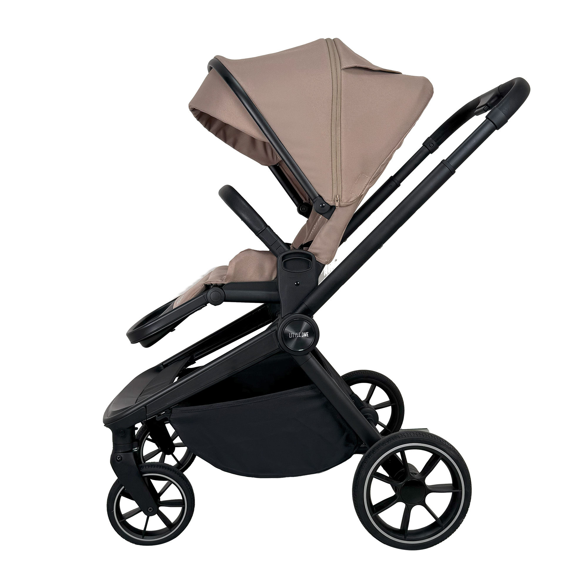 Kombi-Kinderwagen, LITTLE ONE, Schwarz – Produktansicht