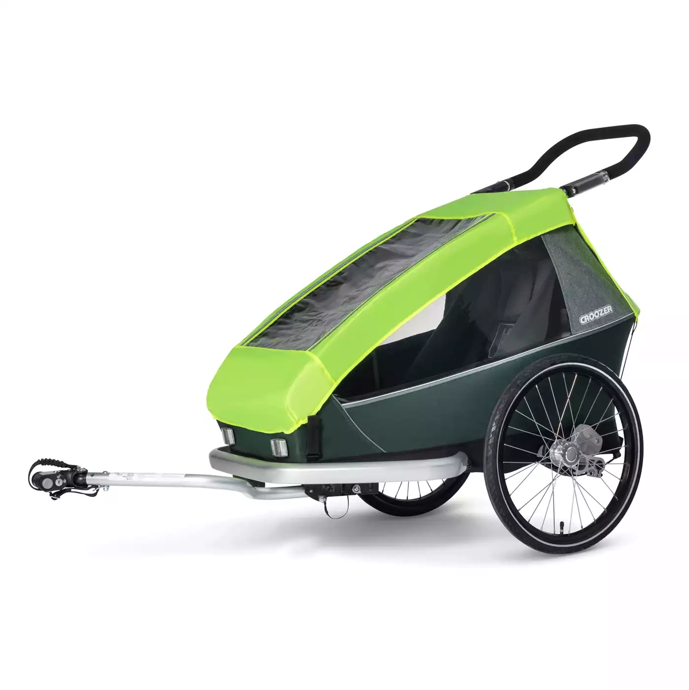 Fahrradanhänger Zubehör, Croozer, Grün – Besonderheit: für Croozer Kid / Kid Plus / Vaaya / Keeke Einsitzer