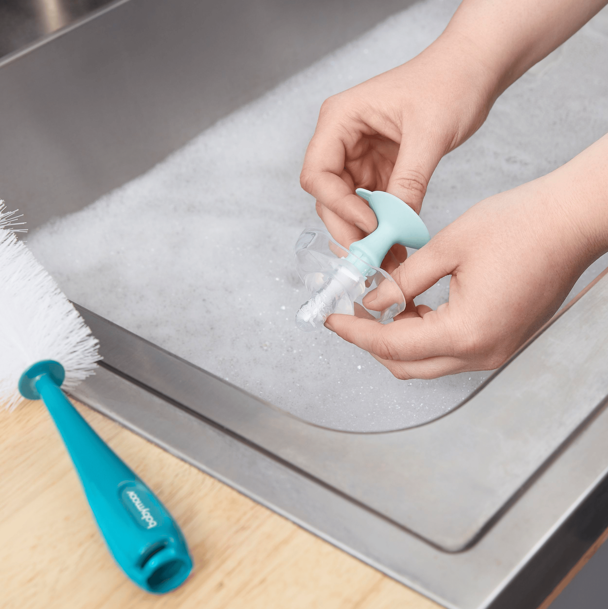 Flaschenzubehör, babymoov, Blau – Produktansicht